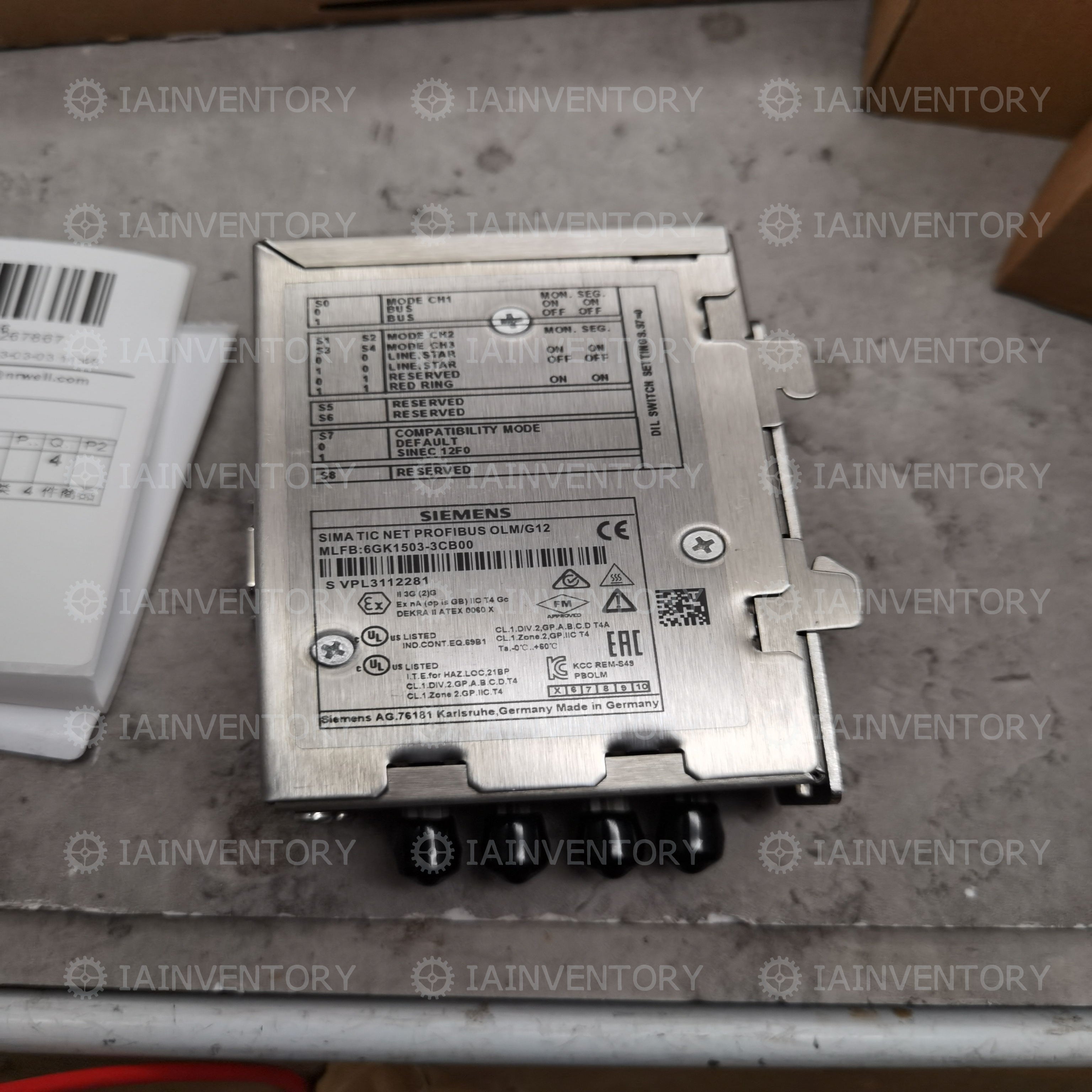 Siemens 6GK1503-3CB00 Profibus 6GK1 503-3CB00