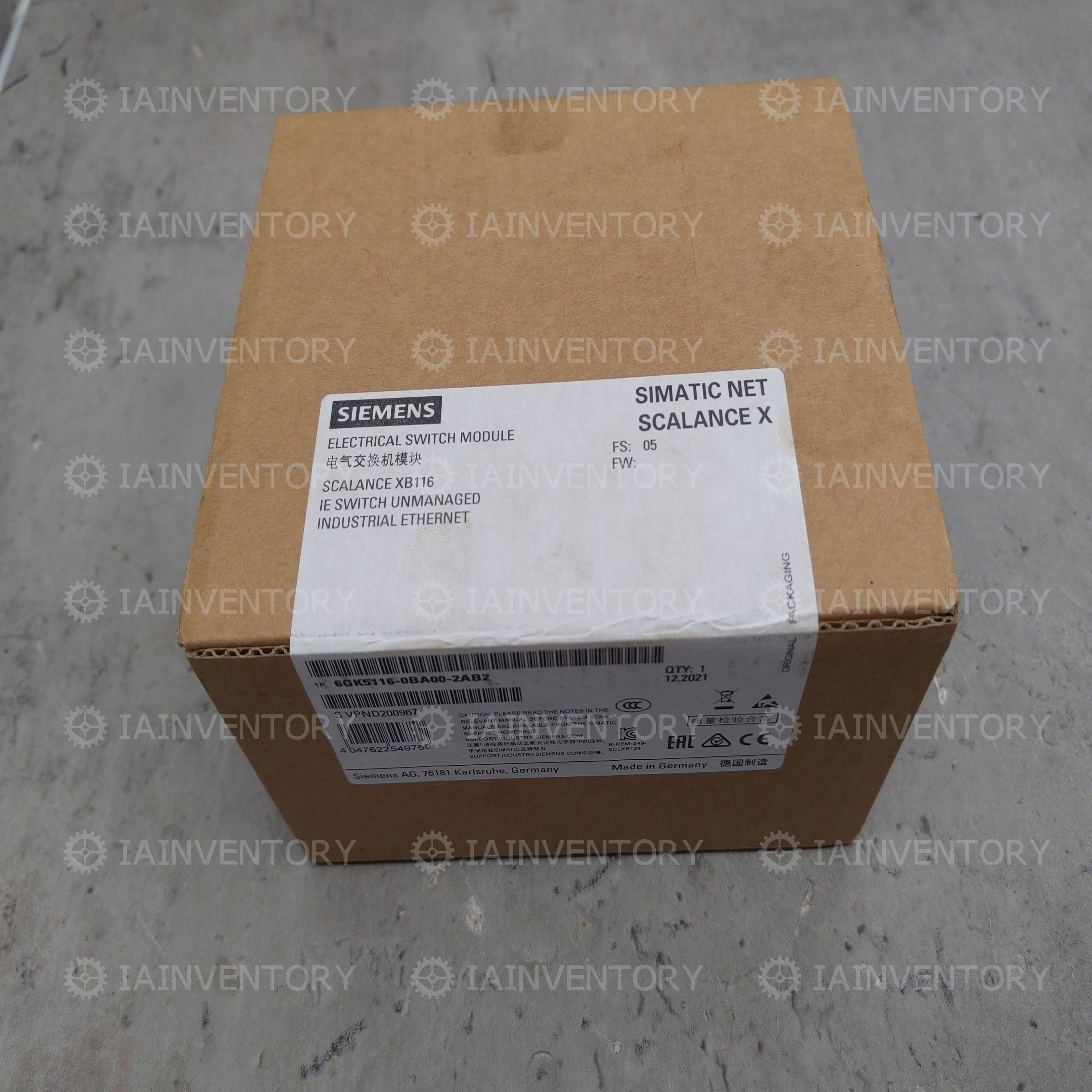 Siemens 6GK5116-0BA00-2AB2