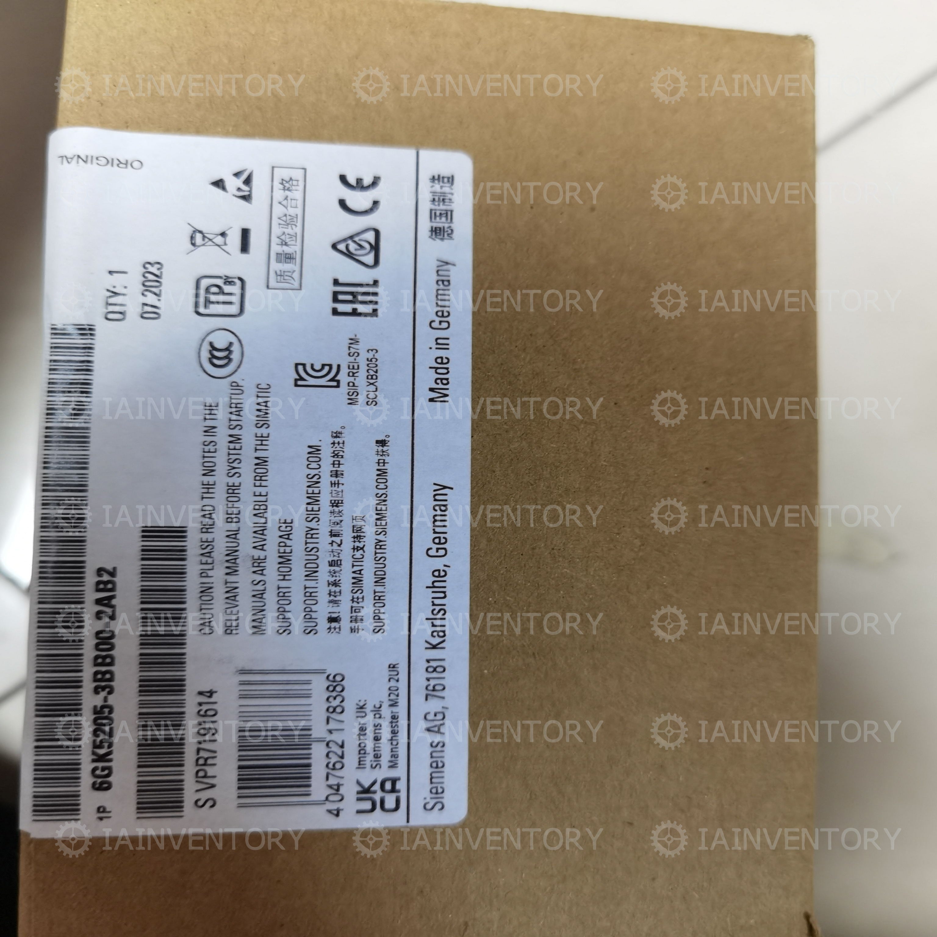 Siemens 6GK5205-3BB00-2AB2 6GK5 205-3BB00-2AB2 switch module