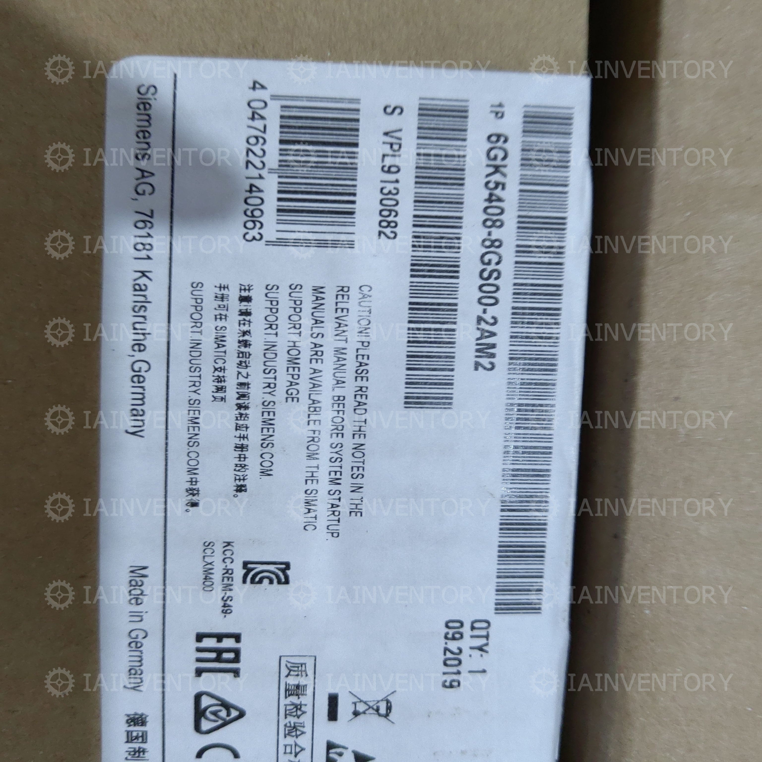 Siemens 6GK5408-8GS00-2AM2 Module 6GK54088GS002AM2