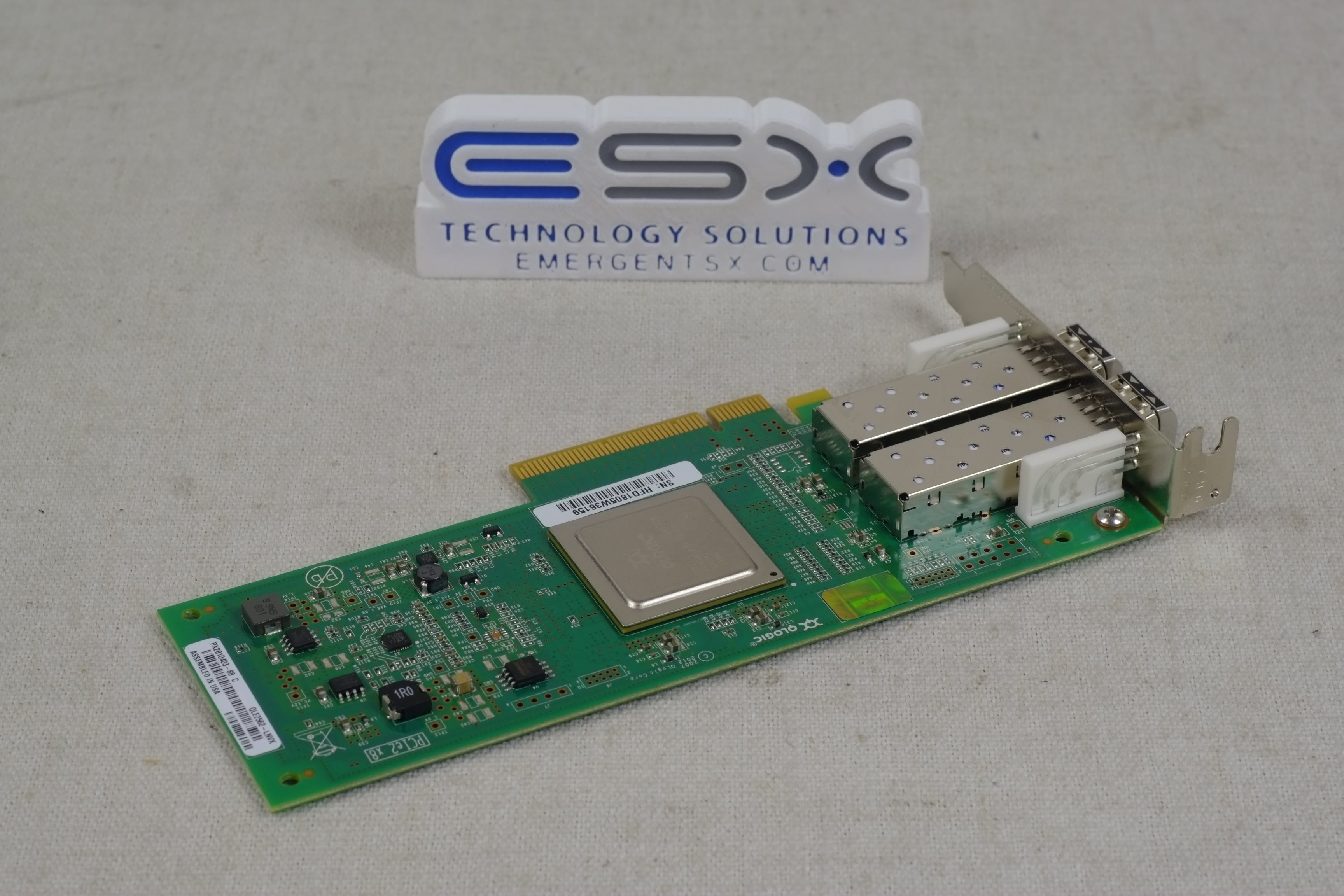 Lenovo 00Y5629 QLogic QLE2562 Dual Port 8GB FC HBA 42D0512 Low Profile