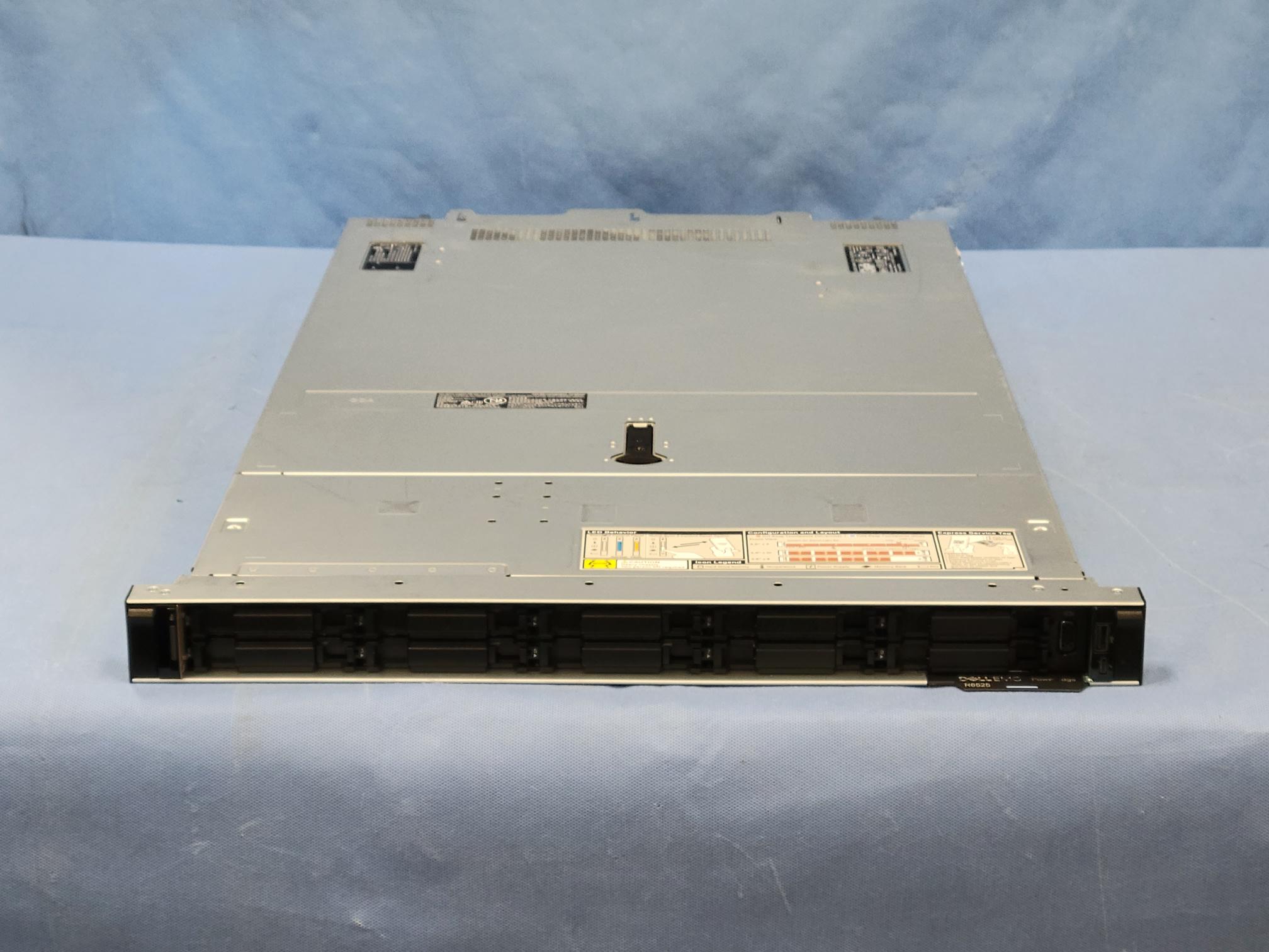 Dell PowerEdge R6525 Server 2x EPYC 24C 7F72 3.2GHz 1TB RAM H345 iDRAC 2x PSU