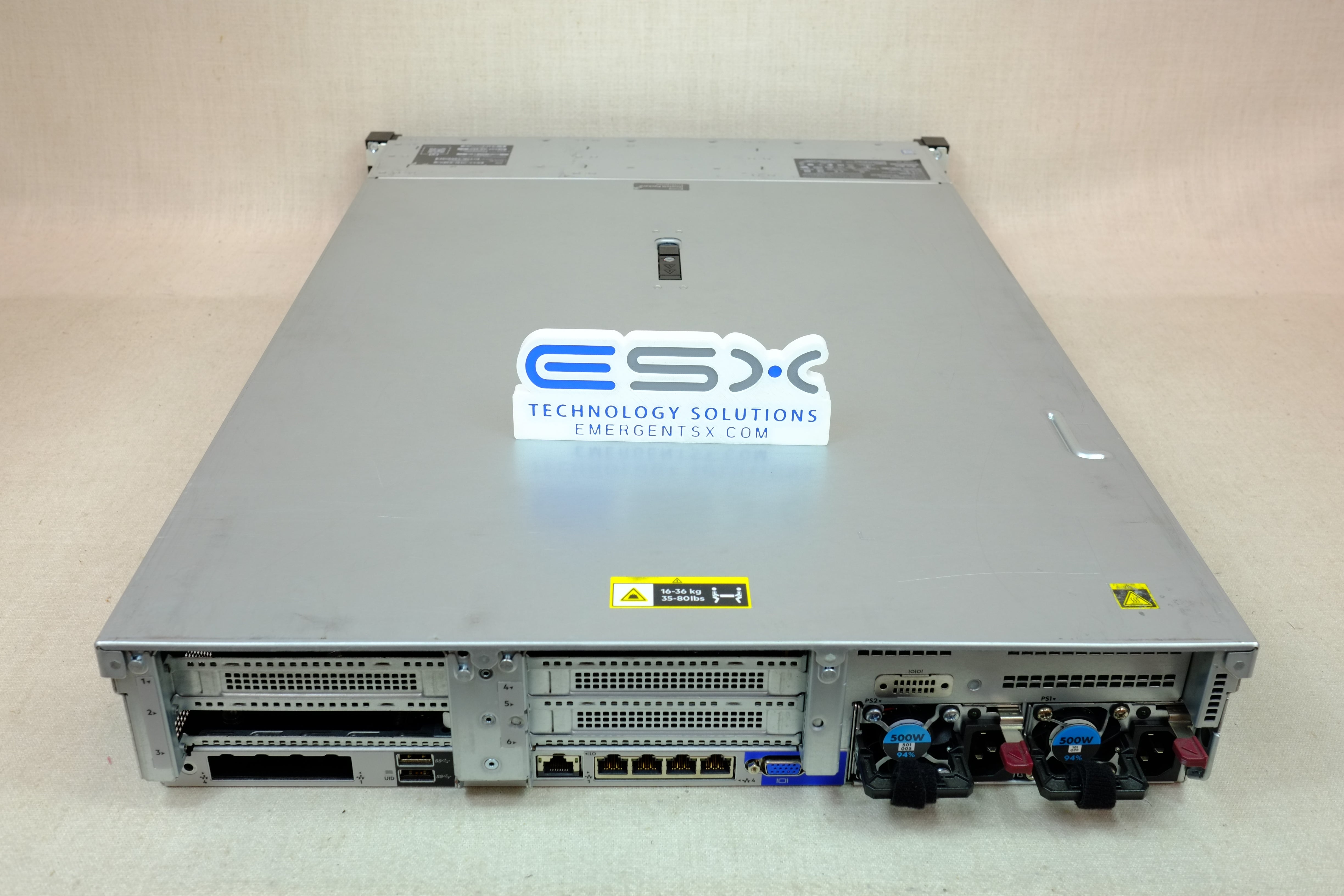 HP 868704-B21 Proliant DL380 Gen10 24SFF 2U CTO Server- 2x Heatsink, 2x 500W