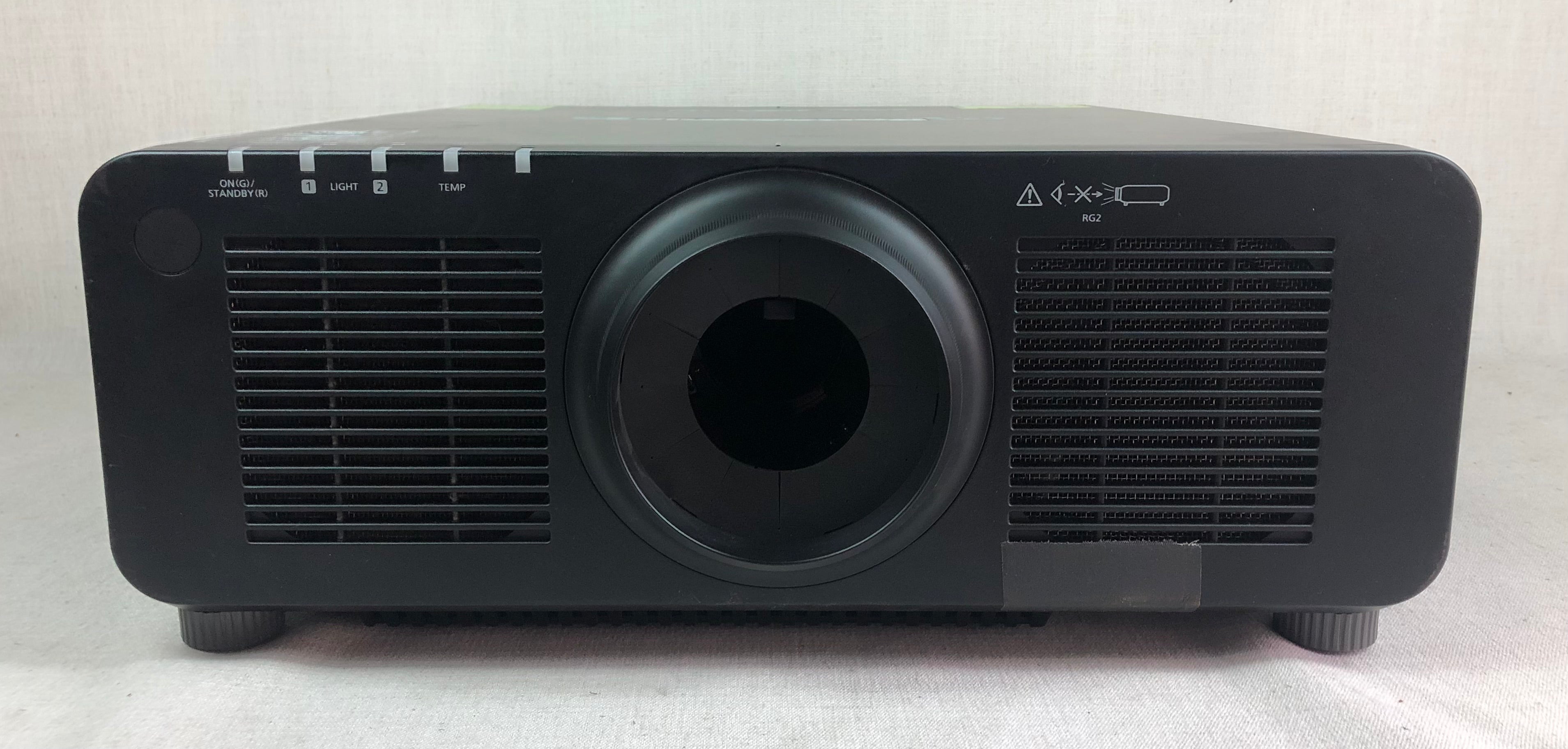 Panasonic PT-RZ690LBU Projector | No remote | Tape Residue
