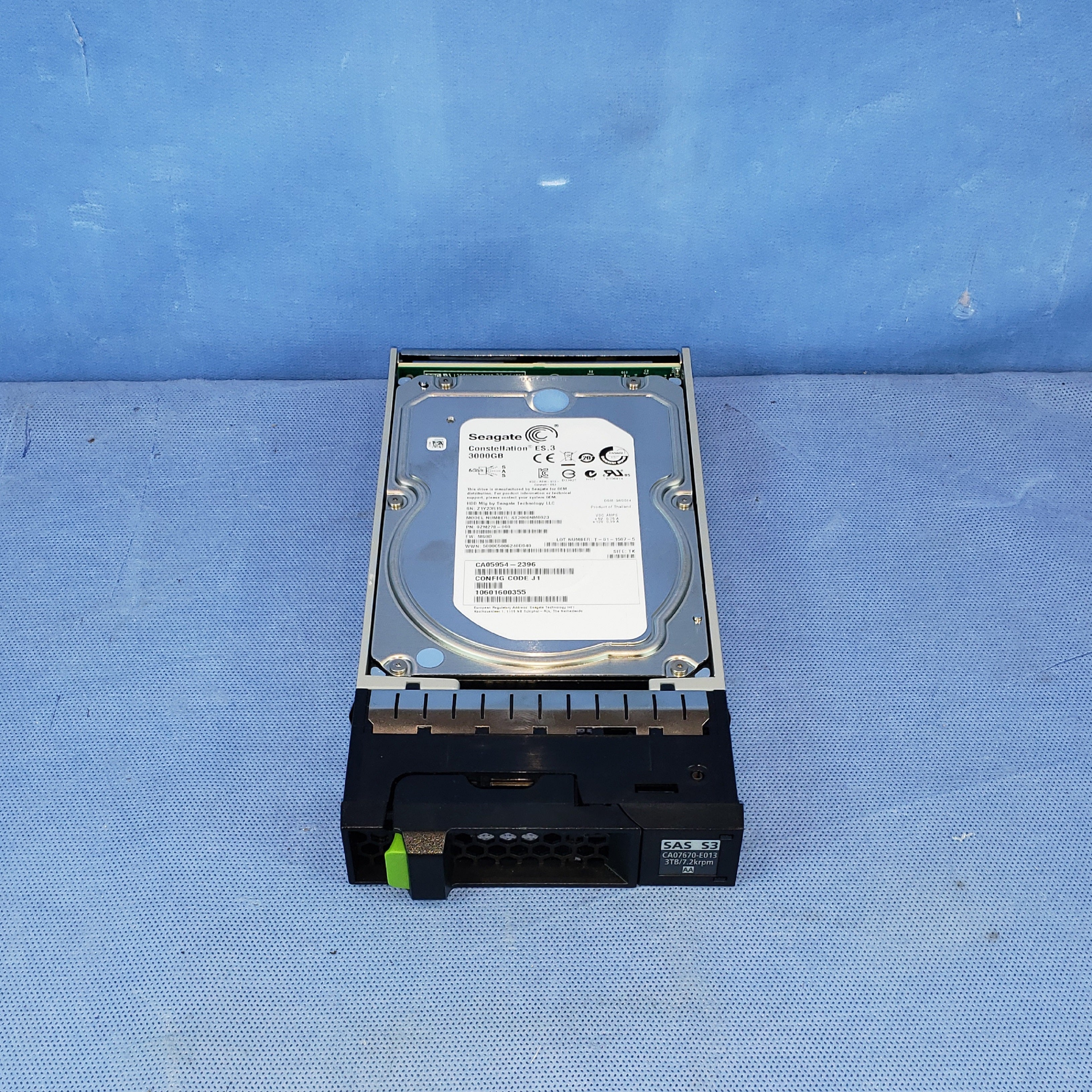 Fujitsu 3.5" 3TB SAS 6GB/s 7.2K 128MB HDD for DX Series PN: CA07670-E093
