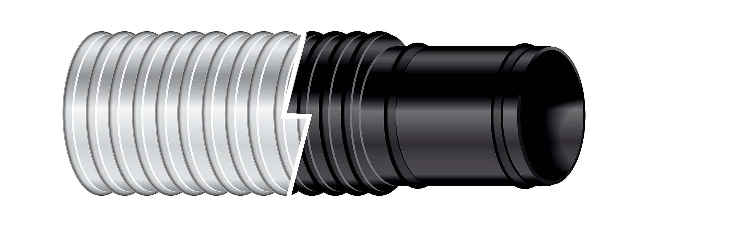 Shield 16-120-1146W Shields Marine Bilgeflex Series 120 Flexible Hose | White