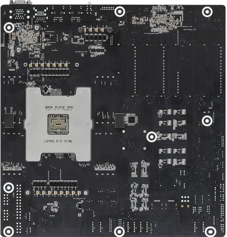 ASRock Rack GENOAD8X-2T/BCM EEB Single Socket SP5 (LGA 6096) AMD EPYC™ 9004 Series Processors 7 PCIe5.0x16 Dual 10G LAN Server Motherboard