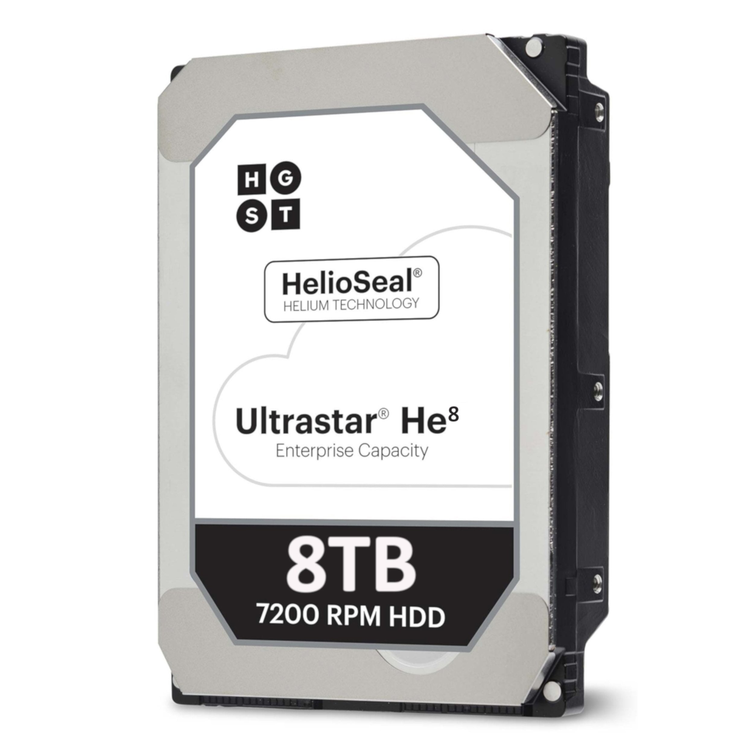 Western Digital Ultrastar He8 HUH728080ALE601 0F23763 8TB 7.2K RPM SATA 6Gb/s 512e 3.5in Hard Drive