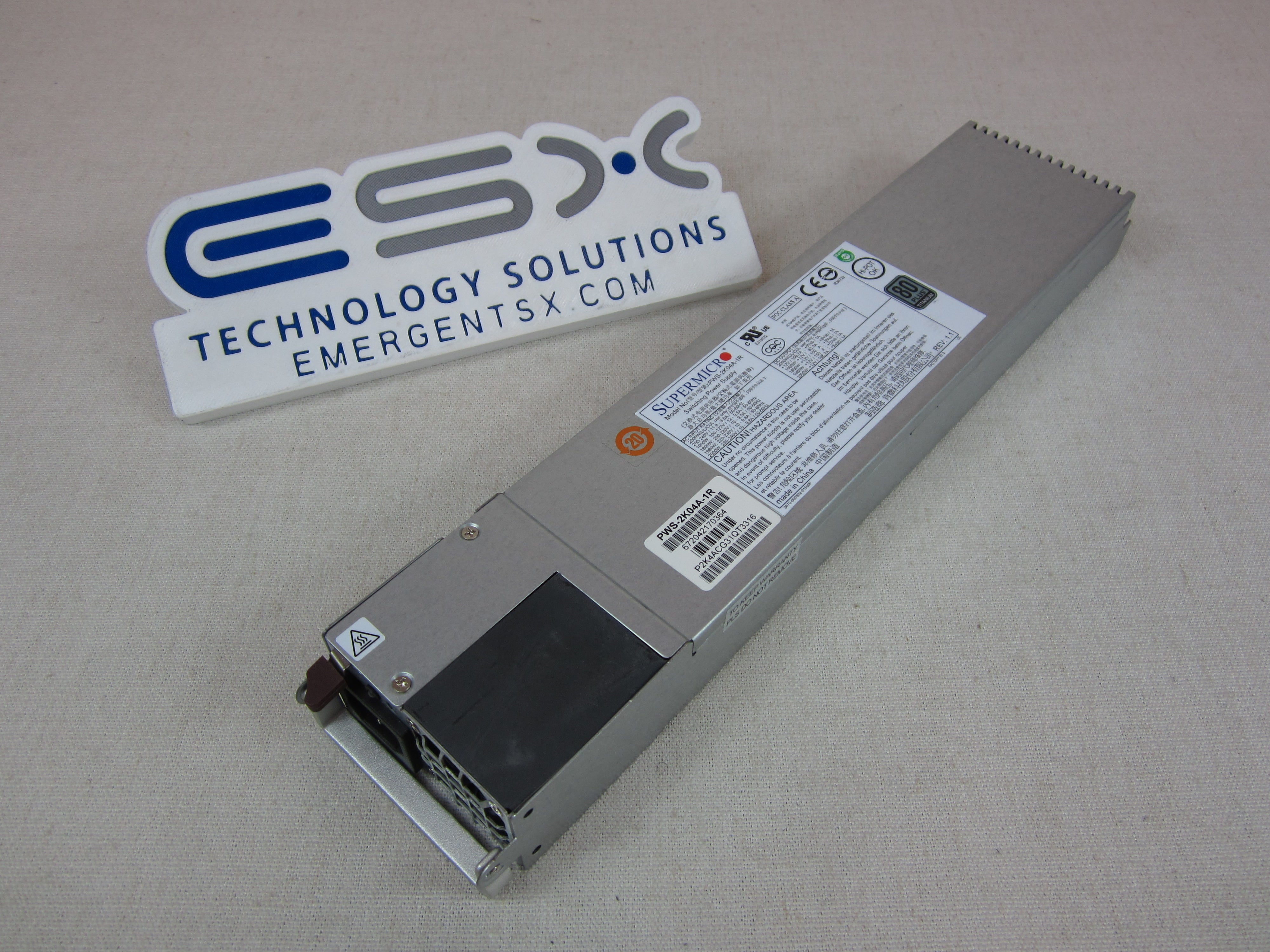 Supermicro PWS-2K04A-1R 2000W 80 Plus Titanium Power Supply Module