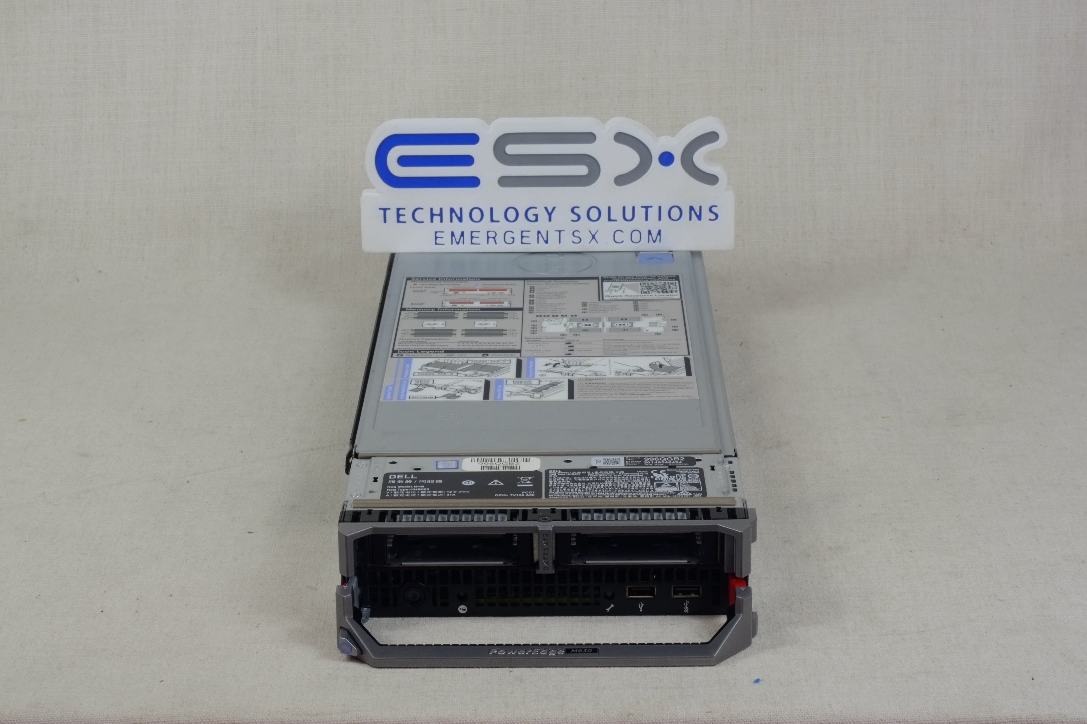 Dell PowerEdge M630 VRTX 1.8” Blade Server 2x 12 Core E5-2690v3 384GB 2x 200GB