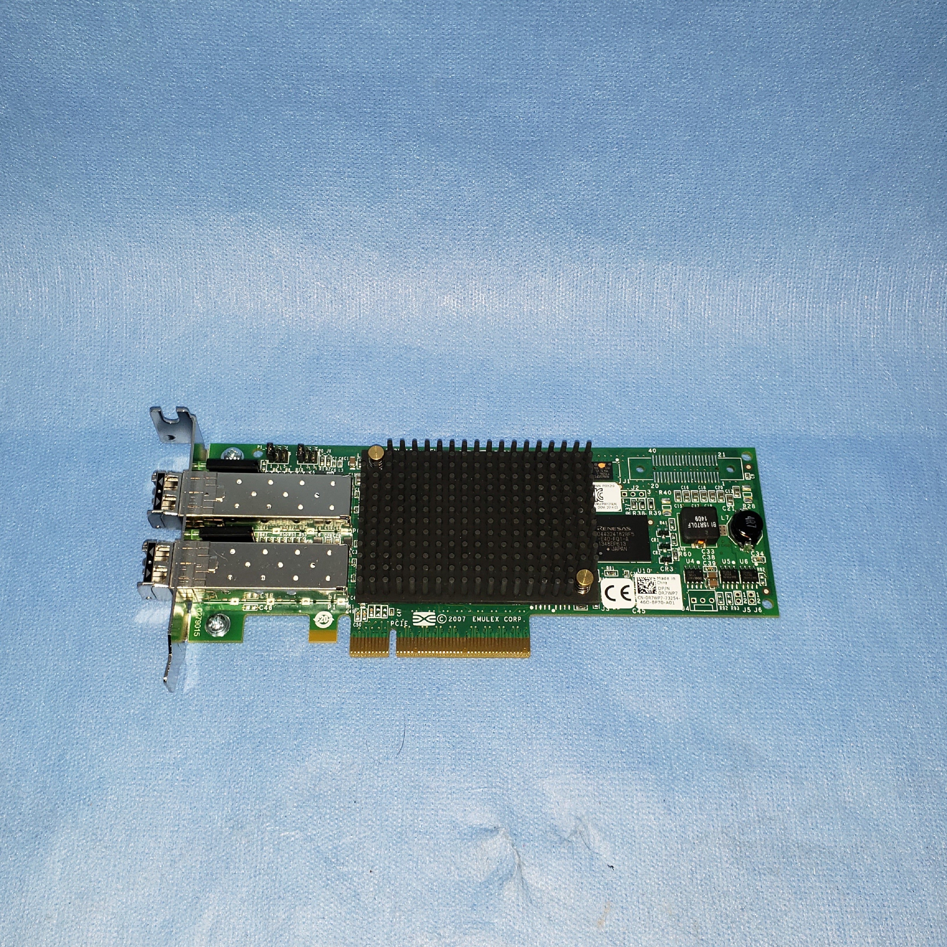 Dell Emulex LPE12002 Dual Port 8GB Fibre Channel HBA - R7WP7