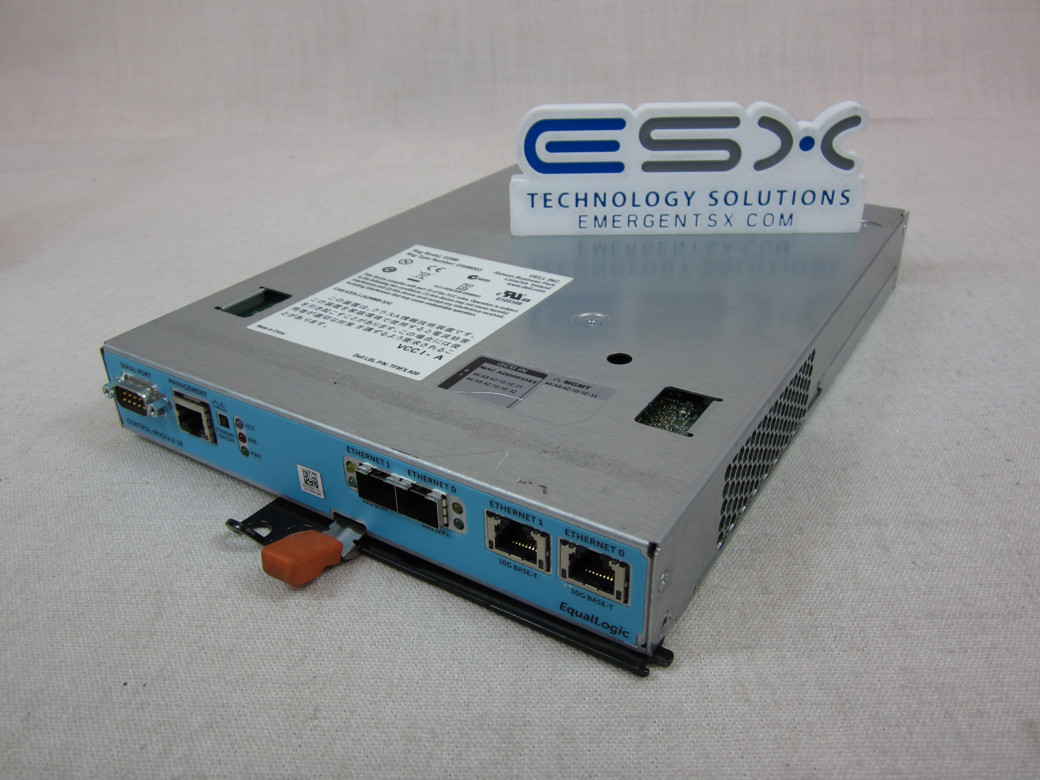 Dell EqualLogic T6DD9 Type 18 10GB iSCSI 32GB Cache Controller PS6610