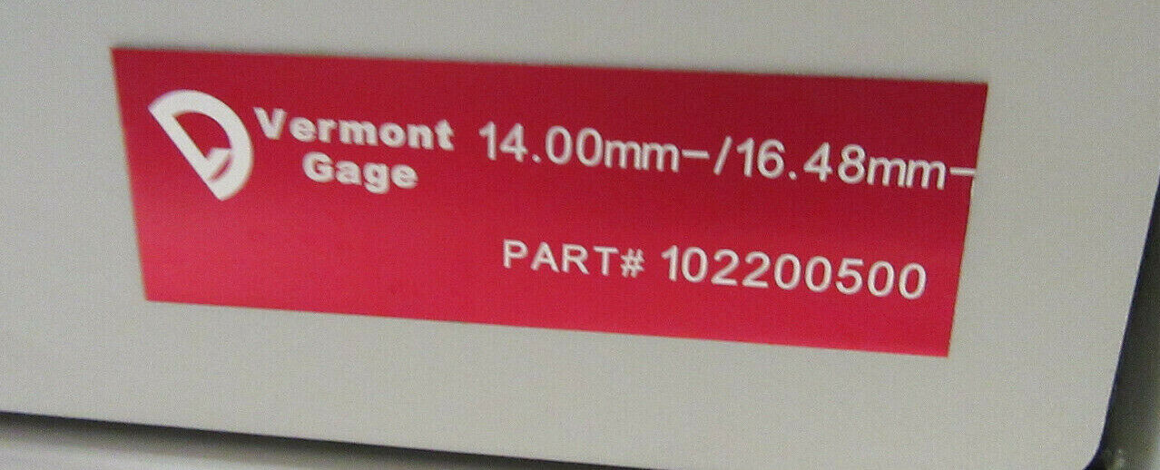 Vermont Gage Pin Gage Library - Compartment Detail | Alo Tech Solutions