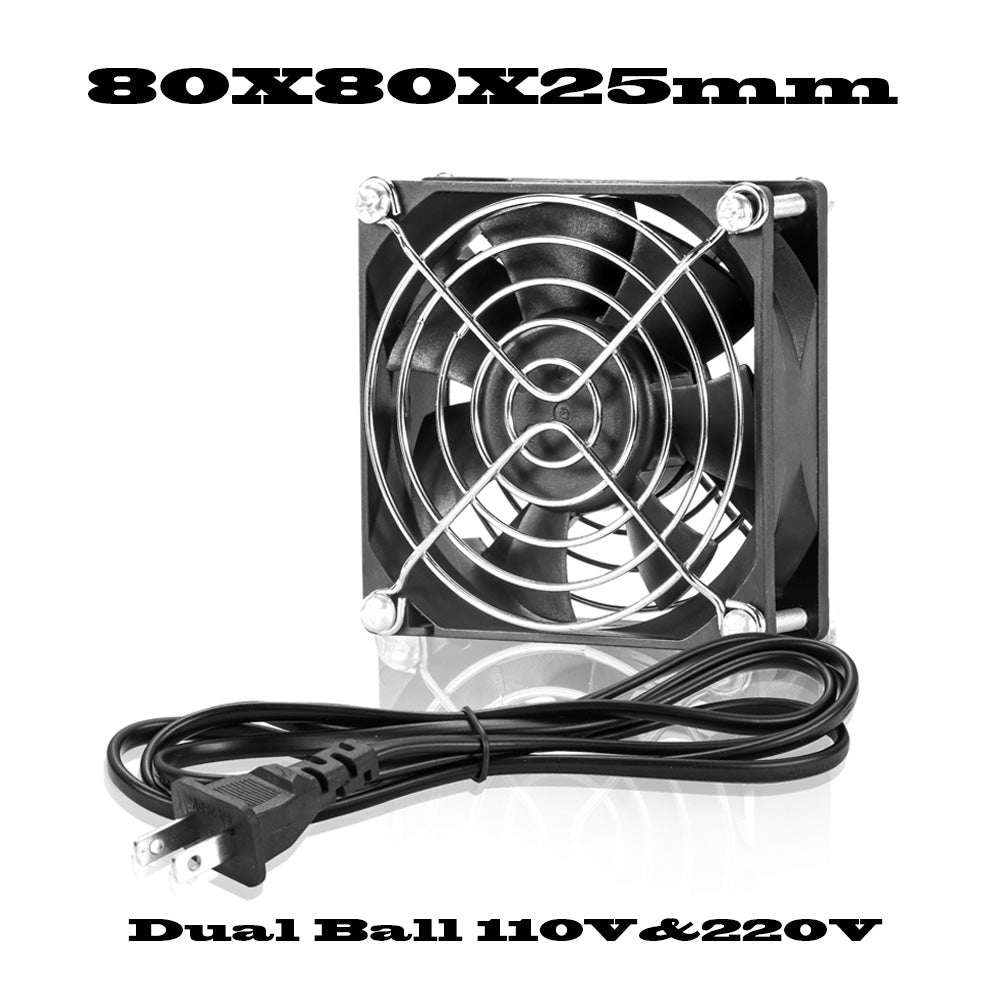 SXDOOL EC Axial Fan AC 115/230V 60mm / 70mm / 80mm / 92mm / 120mm / 172mm Series with Power Cord
