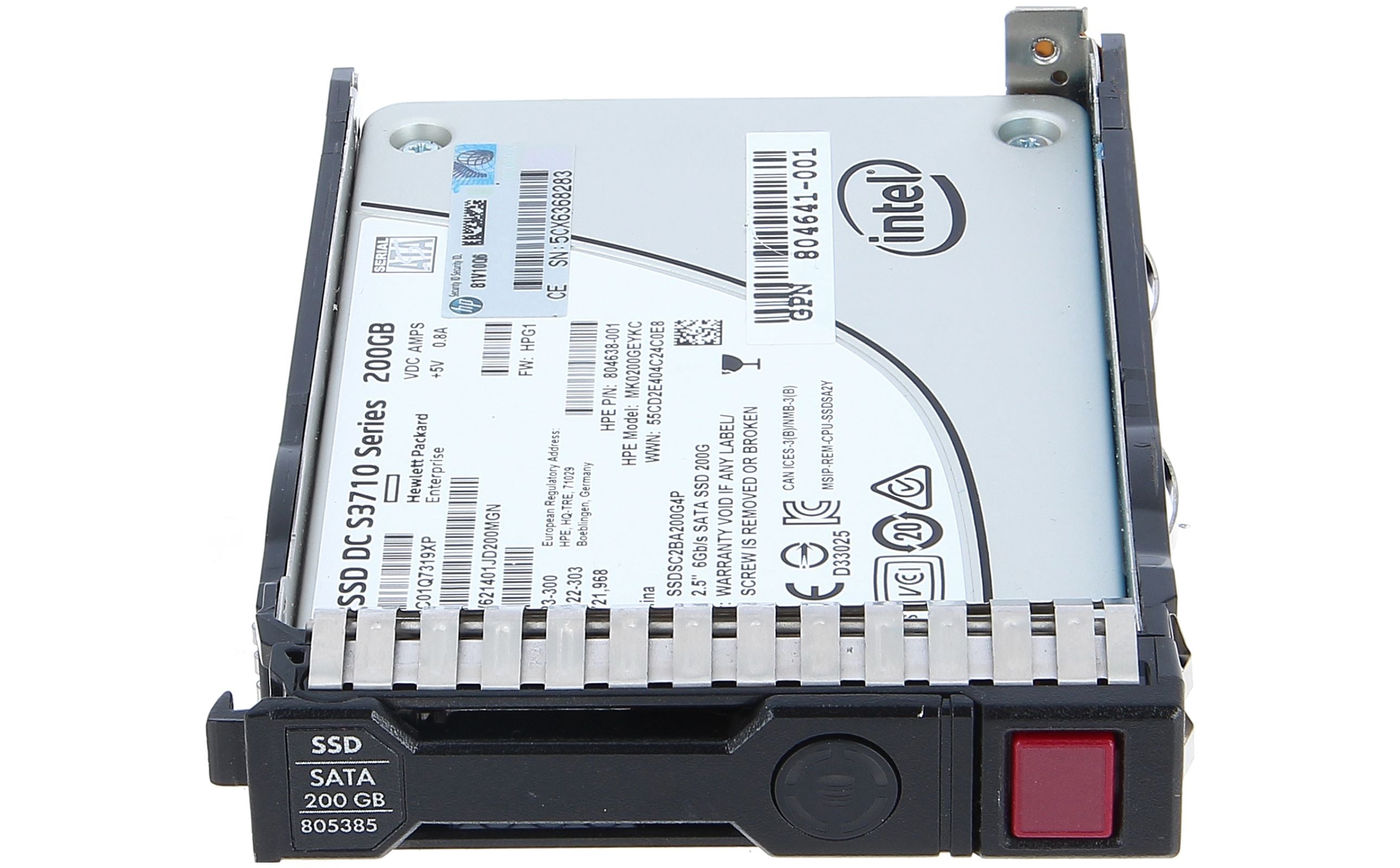 804616-X21 HPE 200GB SATA 6Gbps Mixed Use DS 3.5-Inch Solid State Drive