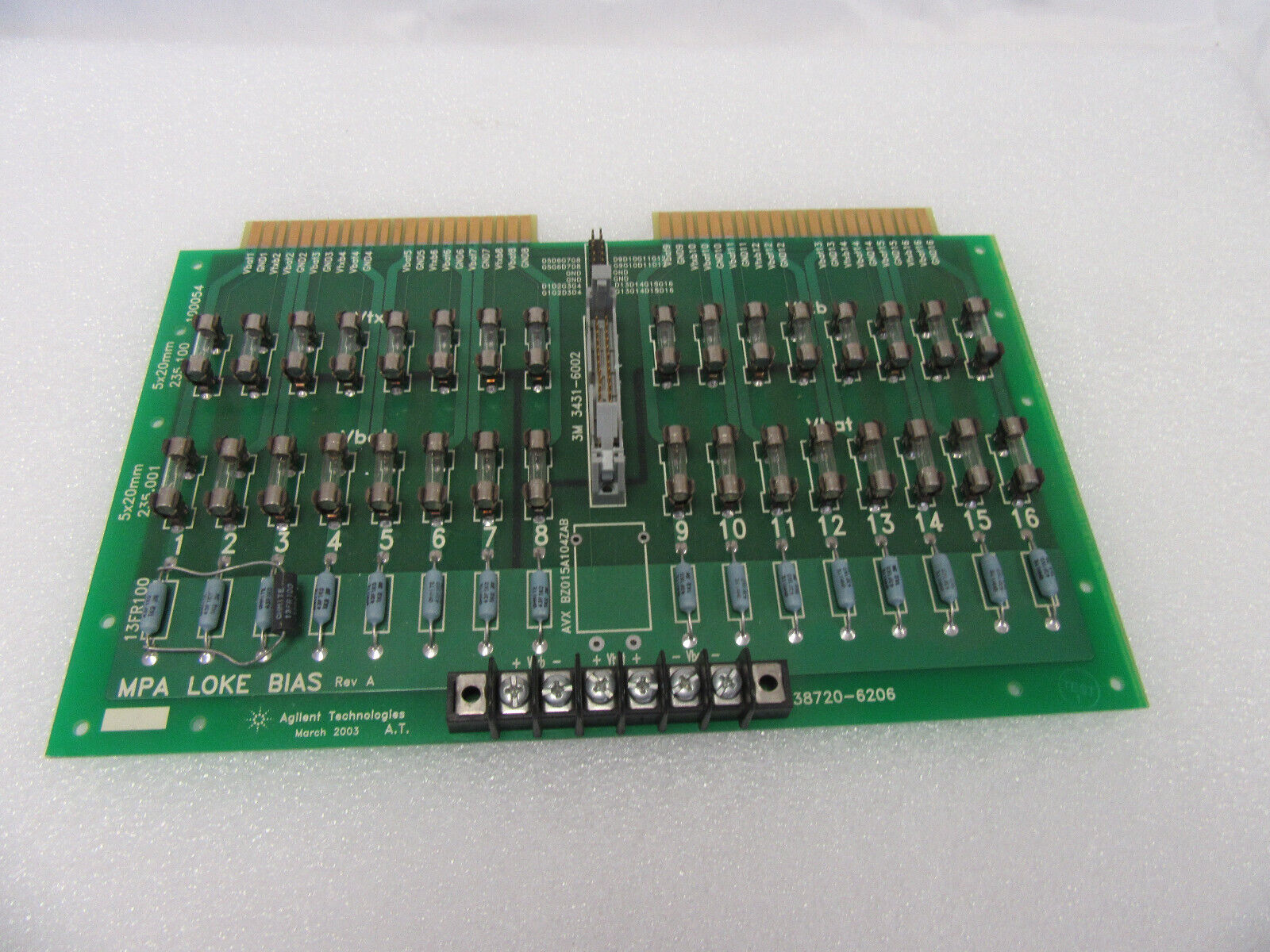 Agilent 38720-6206 MPA Loke Bias Board | Alo Tech Solutions