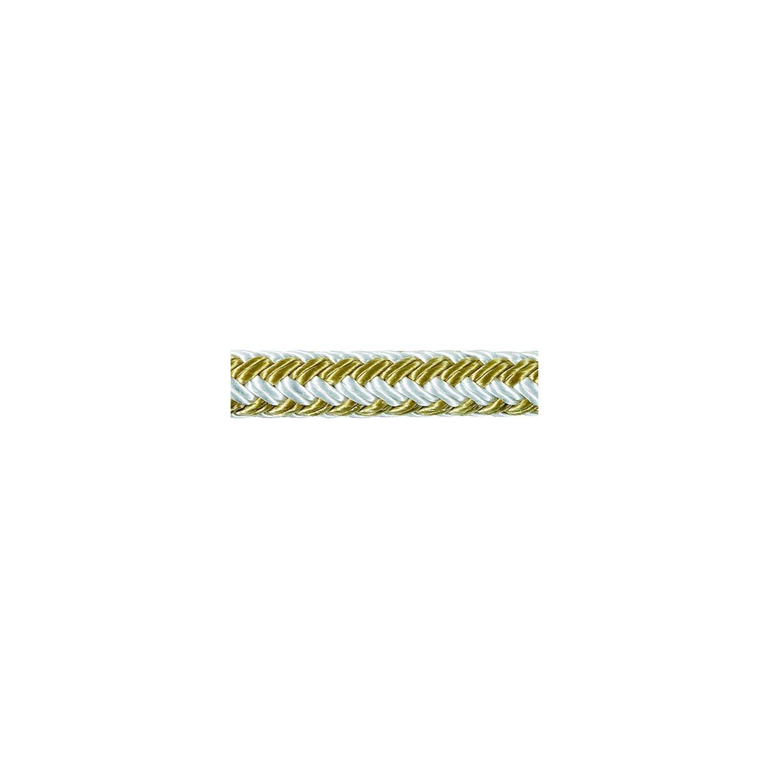 Samson Rope 4.68024E+11 Samson Rope 468024360030 Samson 468024360030, Harbormaster Double Braid Nylon, 3/8" x 600', Gold/White