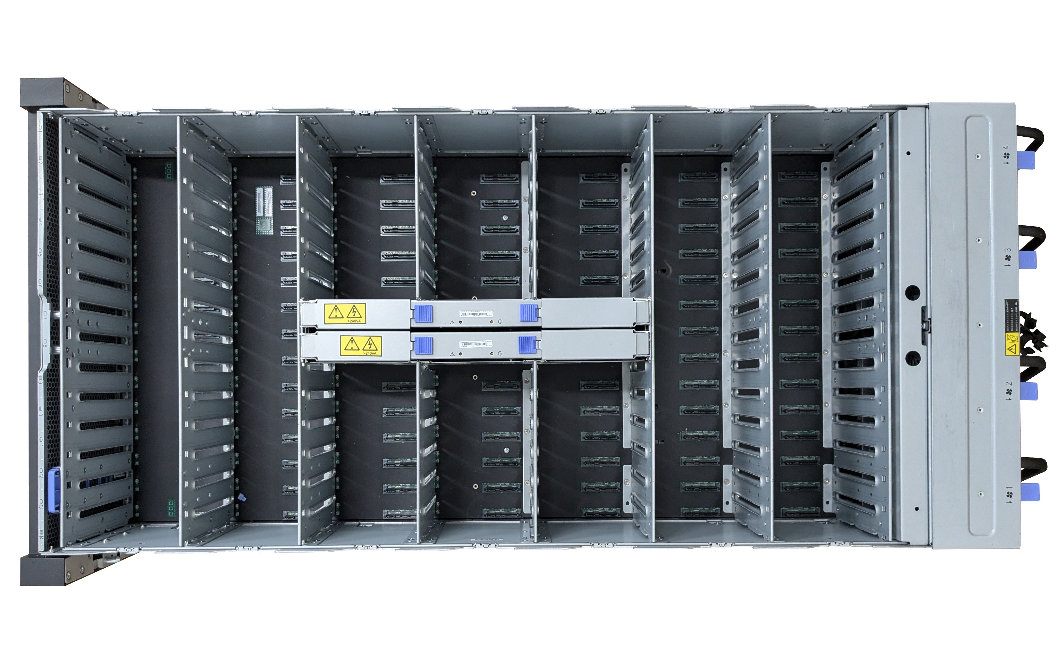 IBM 2076-92F Storwize V7000 92 Bay Expansion Enclosure – 2x IO, 2x PSU, Rails