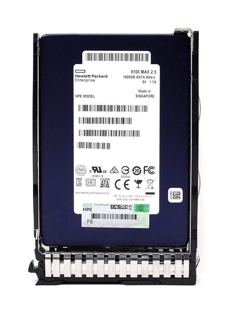875513-K21 HPE 1.92TB SATA 6Gbps Read Intensive DS 2.5-Inch Solid State Drive with Smart Carrier