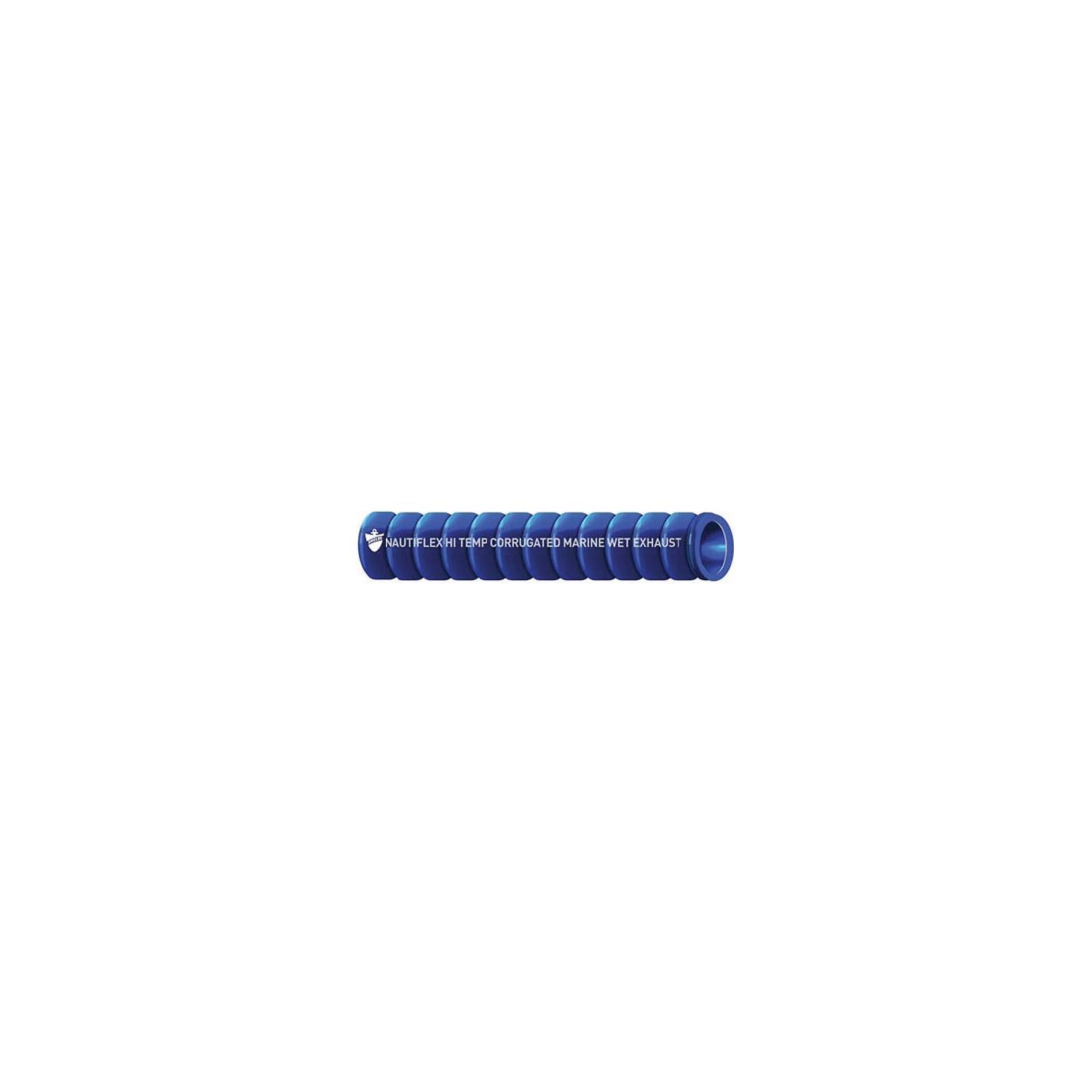 Shield 16-262-2004 Shields Marine Corrugated Blue Series 262 Silicone Water, Exhaust 12-1/2' Hose