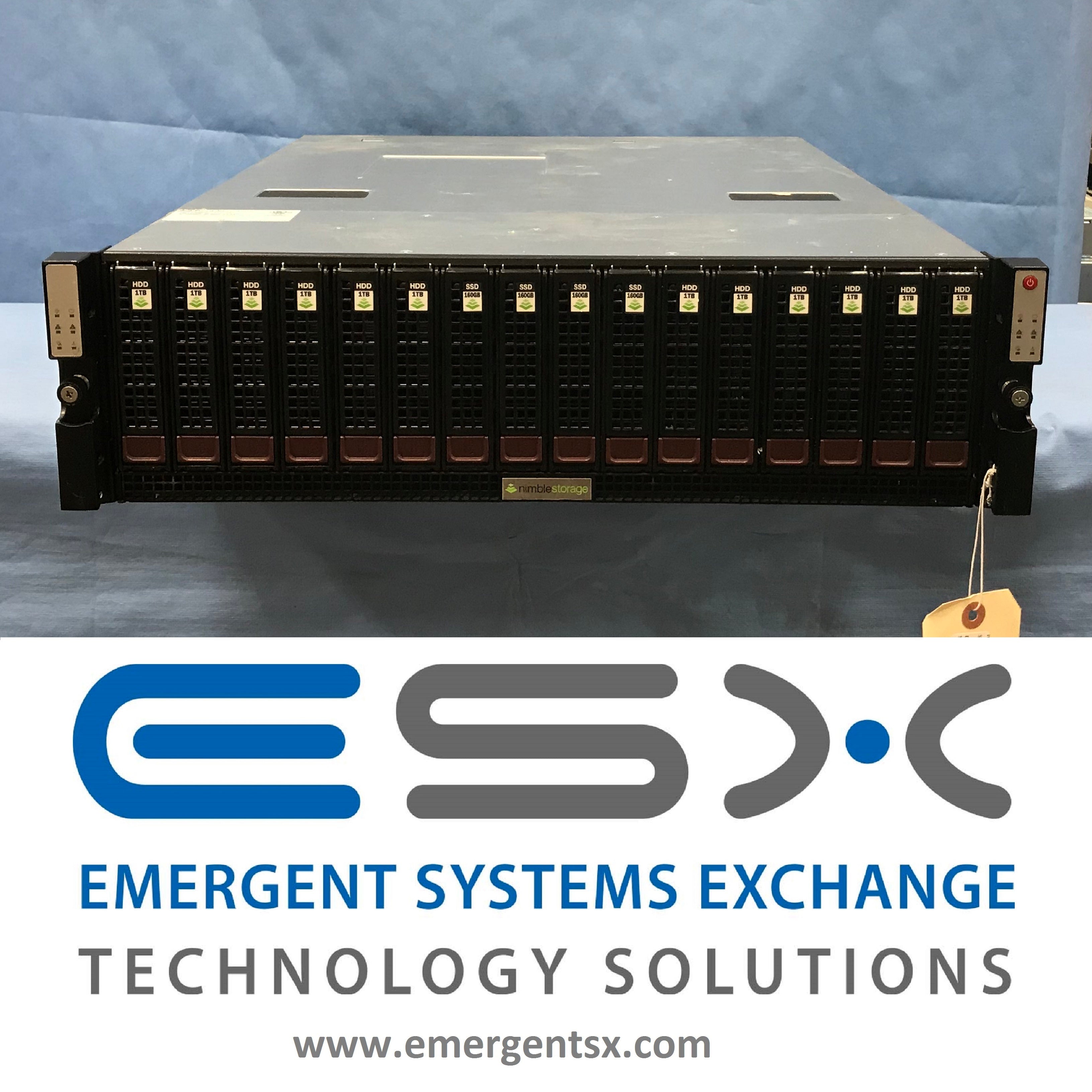 Nimble Storage CS220-X2 - 12TB x 1TB, 4 x 160GB SSD, 1GbE - WE BUY NIMBLE!