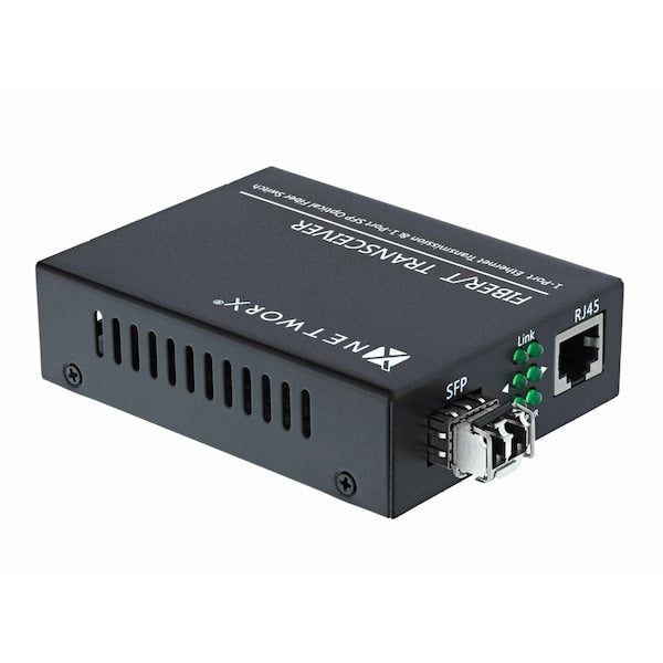 Networx Gigabit Fiber Media Converter - 1000Base-SX, LC Multimode, 550m, 850nm FT-1000MM-LC850 - alternate 2