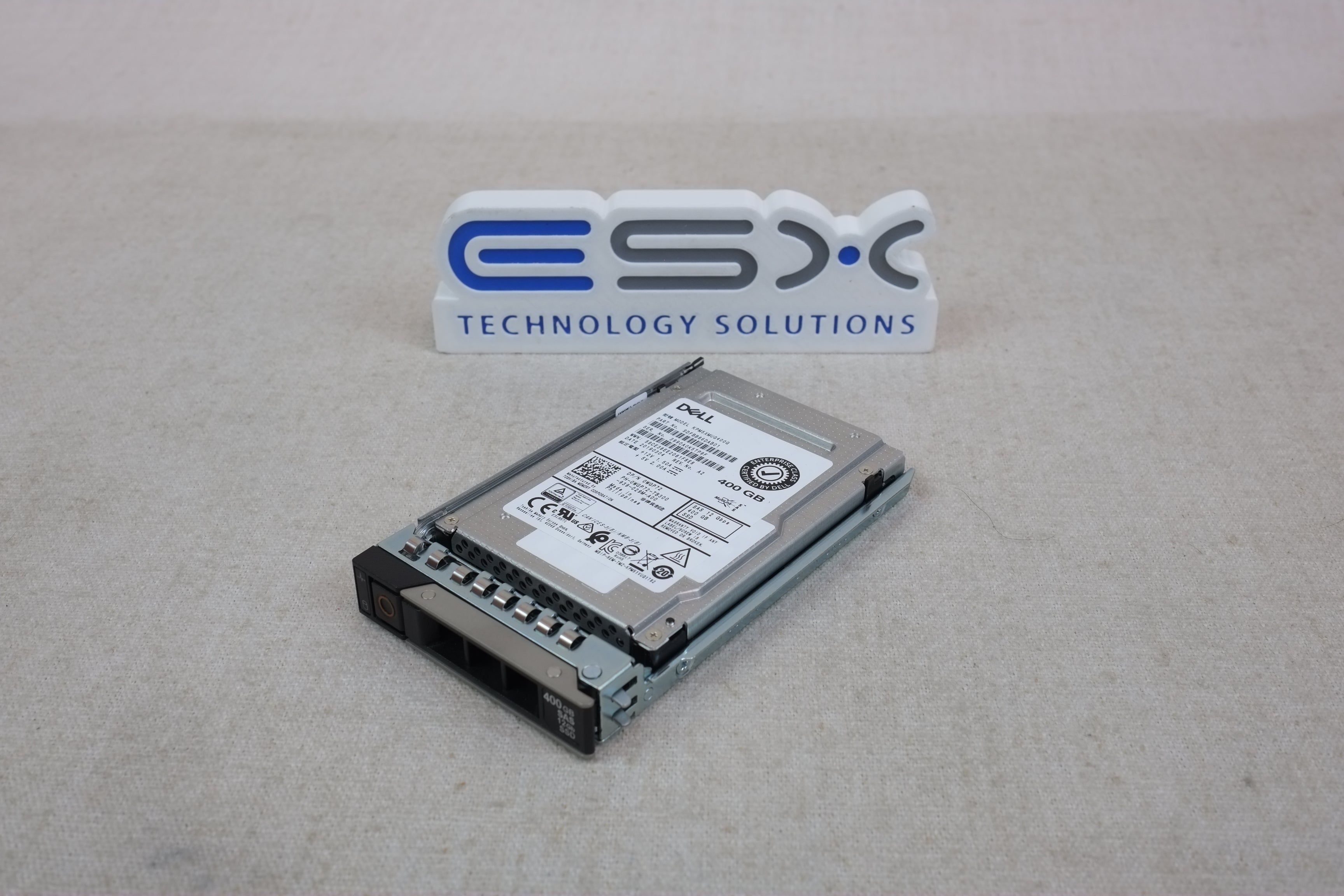 Dell WGP72 400GB 12Gb/s 2.5” SAS WI SSD KPM5XMUG400G w/ 14G Tray -Low Health