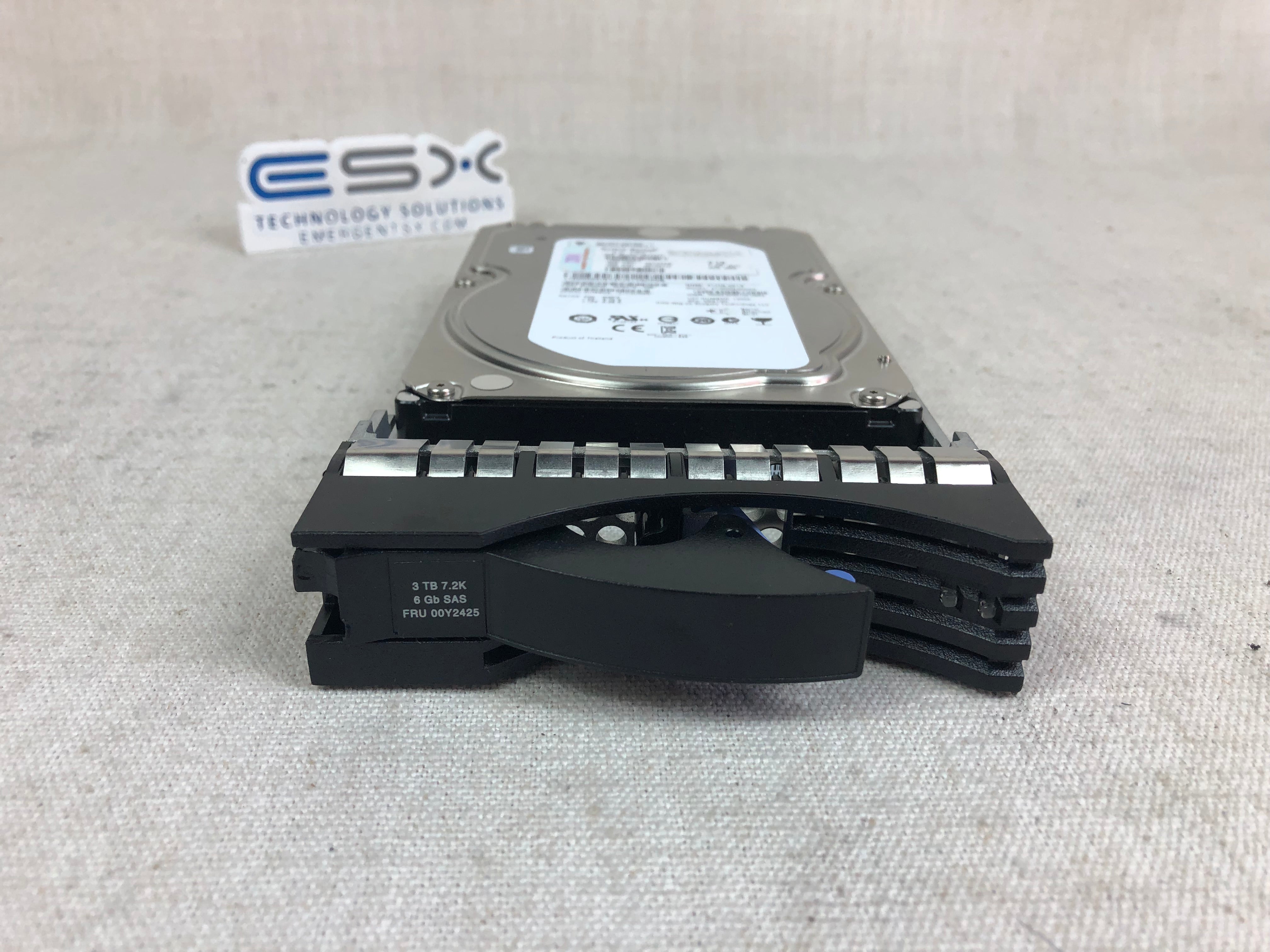 IBM 3TB 7.2K 6Gbps NL 3.5" SAS HDD - PN: 00Y2425