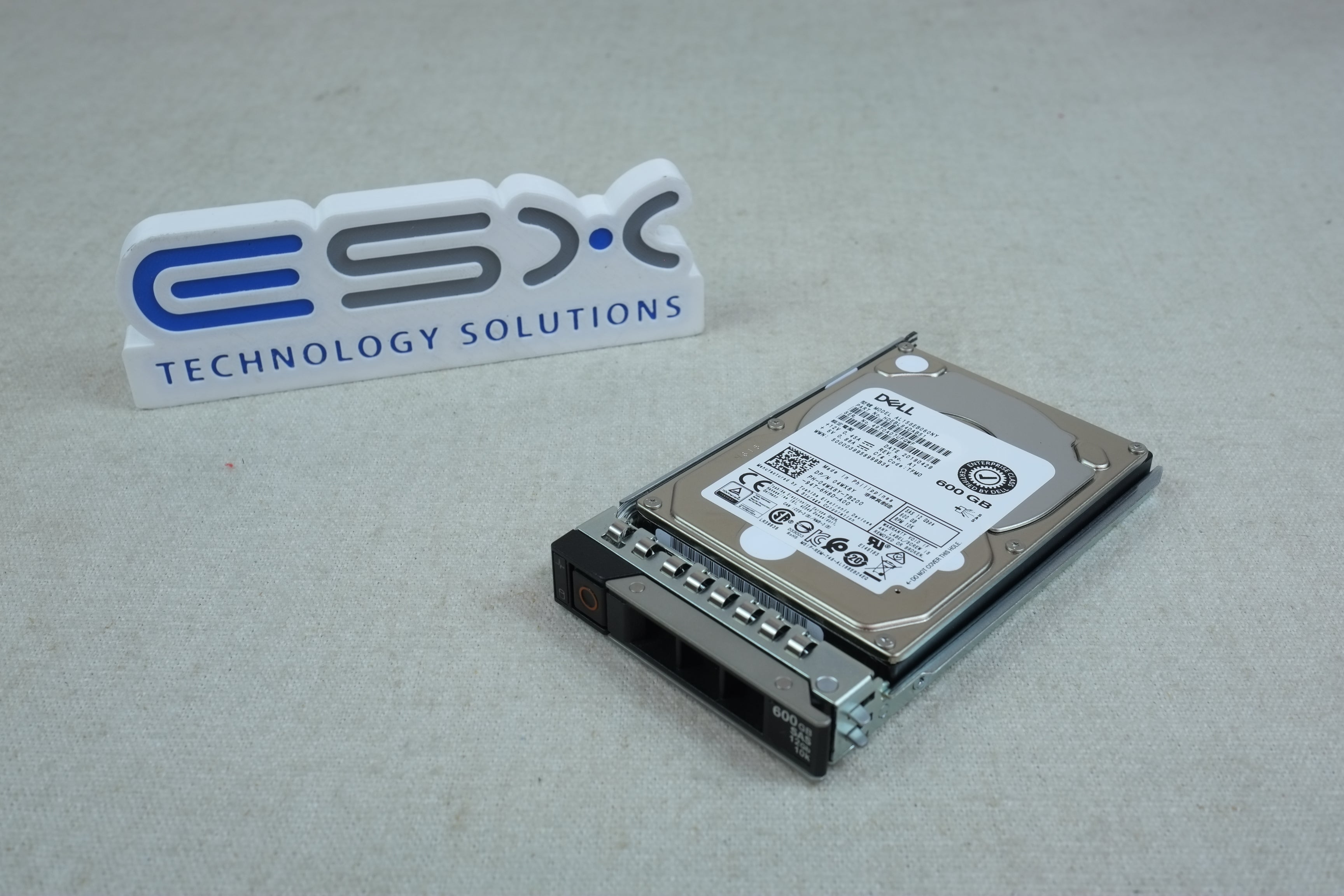 Dell 4WX8Y 600GB 10k 12Gb/s 2.5” SAS Hard Drive Toshiba AL15SEB060NY w/ 14G Tray