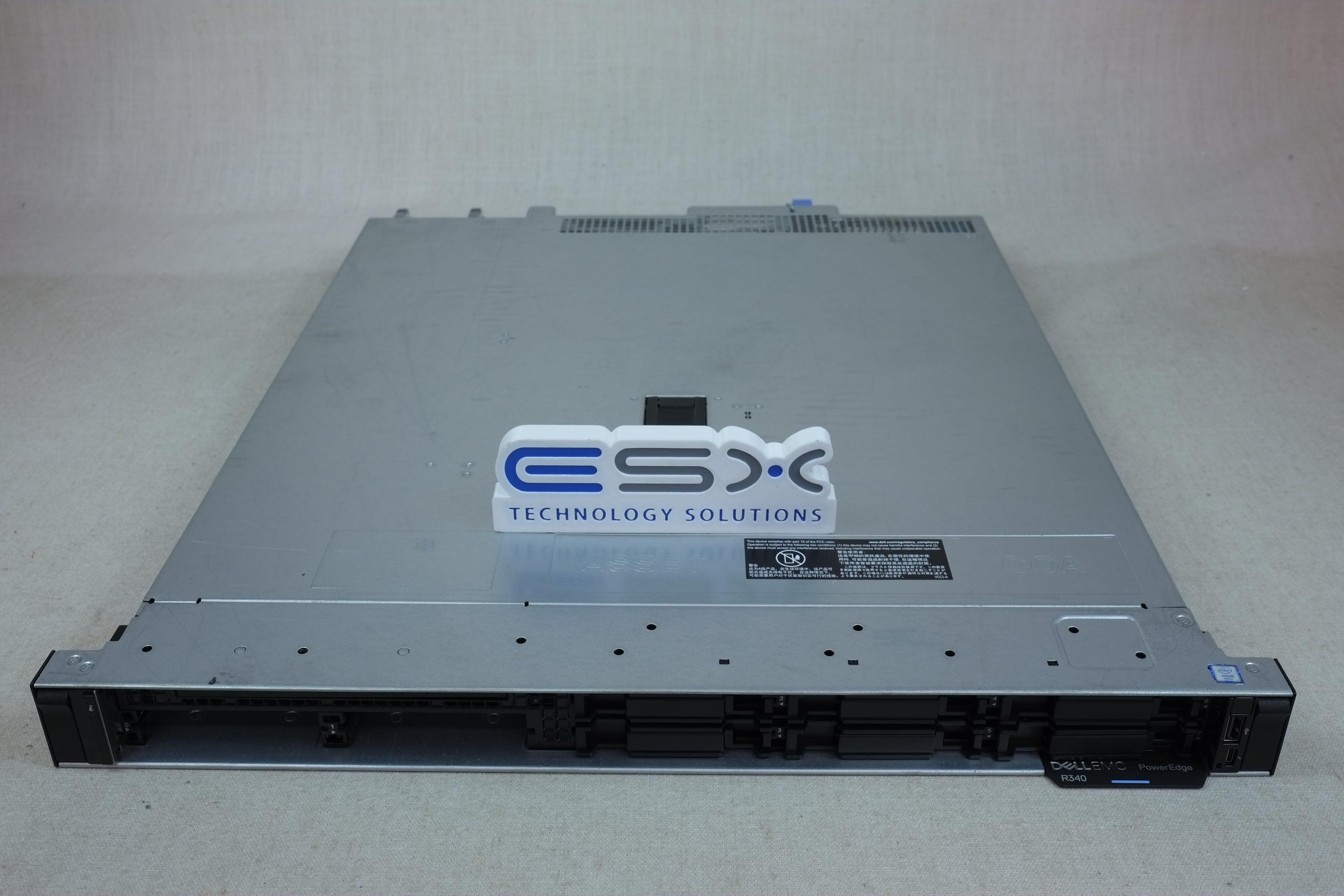 Dell PowerEdge R340 8x 2.5” 1U Server – 1x 4 Core E-2124 3.3GHz, 16GB, 2x 480GB