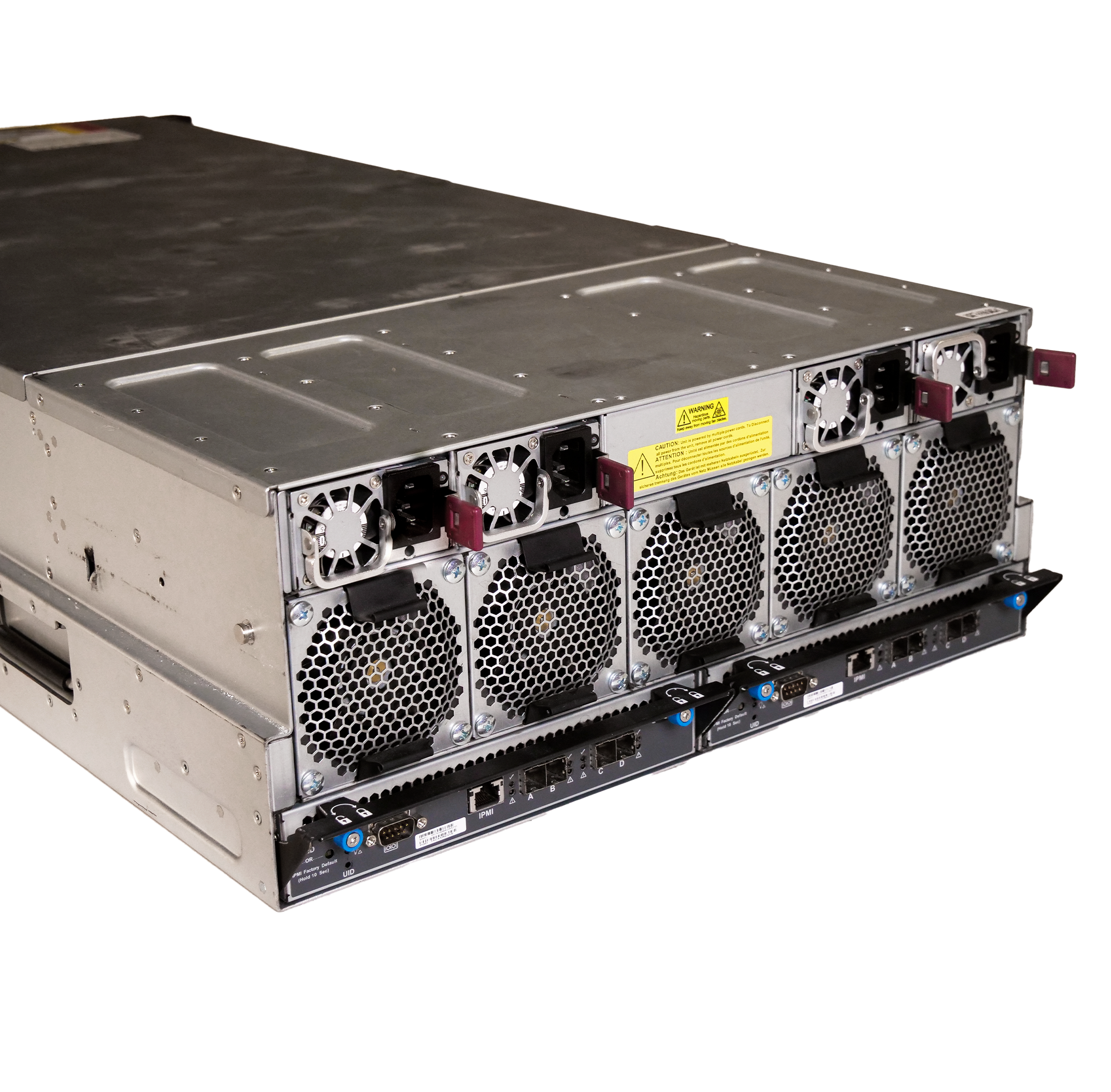 Supermicro SuperChassis 90-Bay SATA/SAS JBOD 4U Rackmount Top-Load Disk Shelf Storage Array 946ED-R2KJBOD | 90-Bay JBOD Enclosure | Up to 2.5PB (Refurbished)