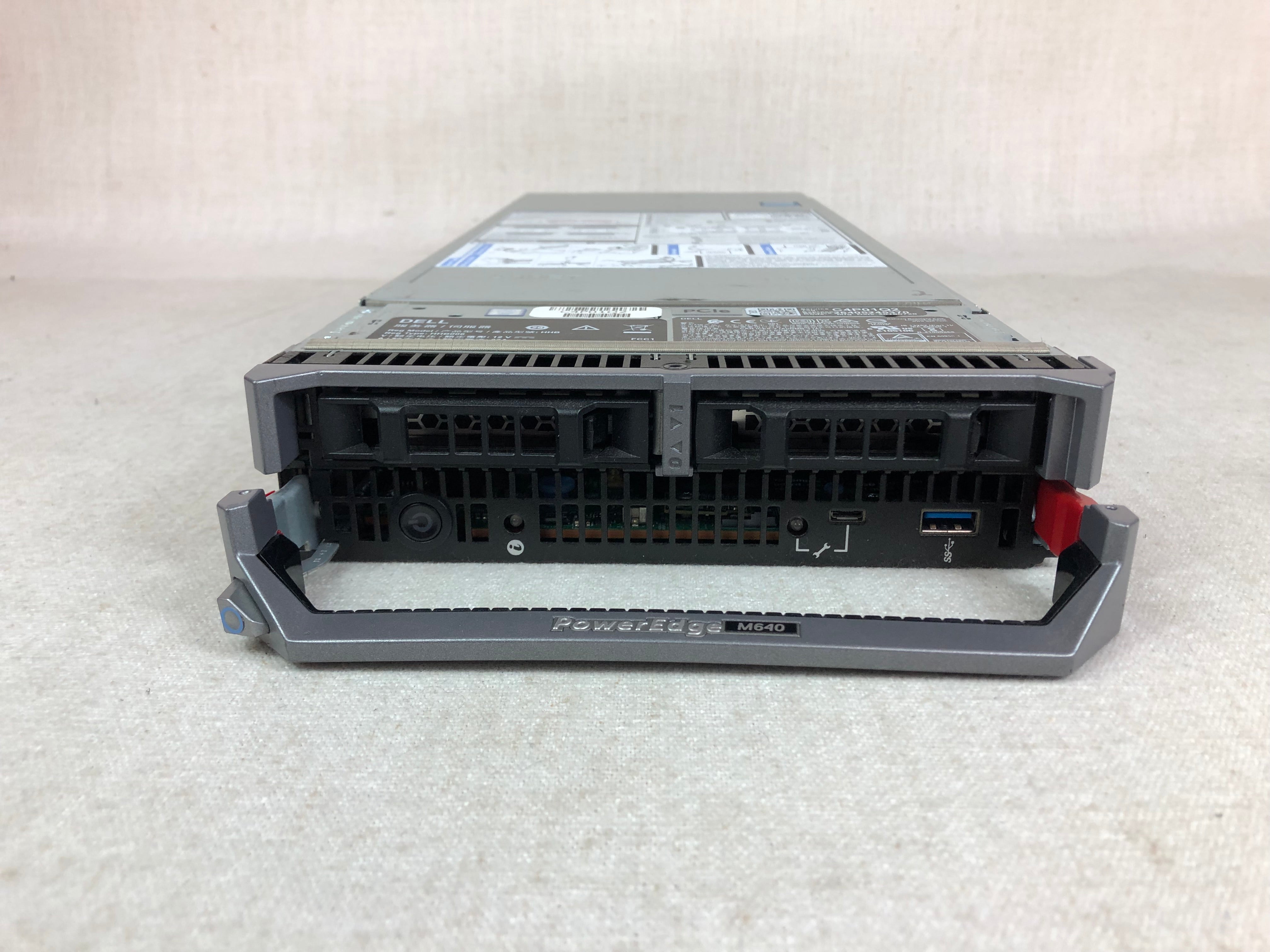 Dell PowerEdge M640 Blade Server - 2x 4C Gold 5222 3.8GHz, 512GB, 2x 480GB SSD