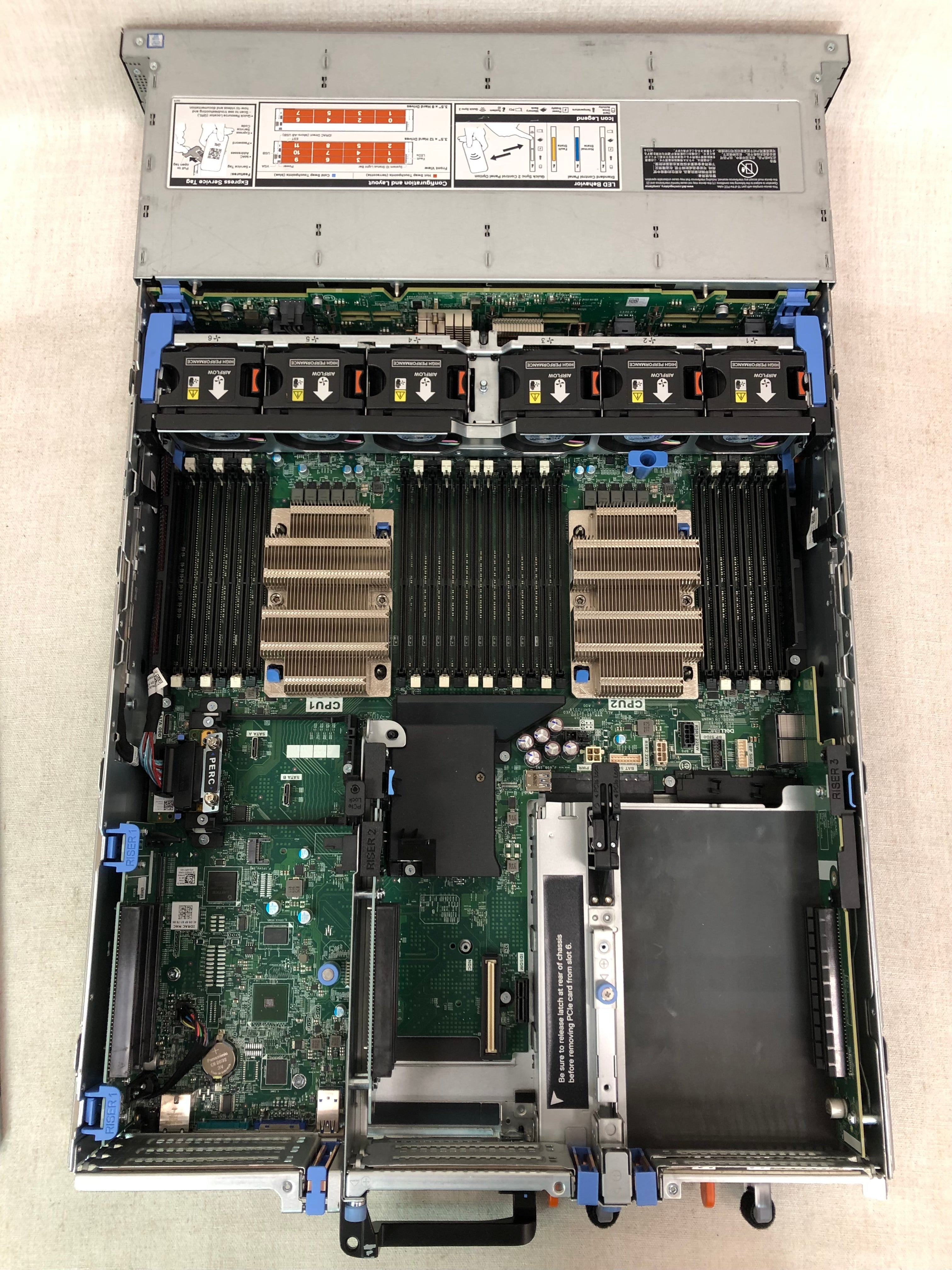 192TB Dell PowerEdge R740XD Server– 2x 8C Gold 6134 3.2GHz, 128GB, 12x 16TB, 10G
