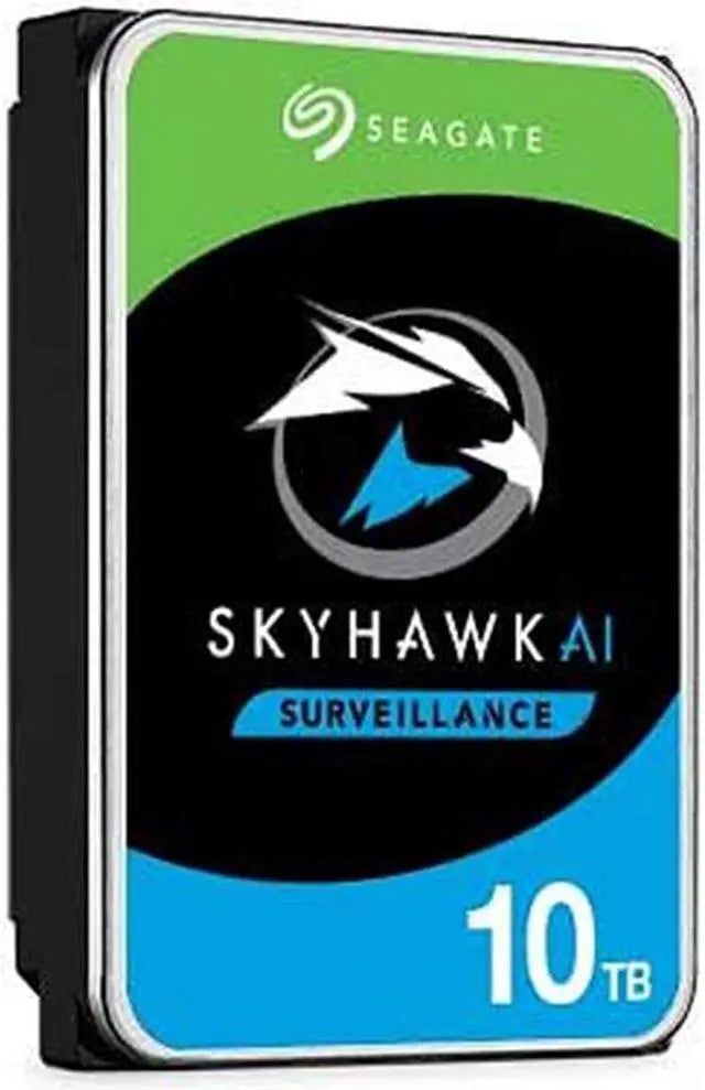 Seagate SkyHawk AI ST10000VE0008 10TB 7200 RPM 256MB Cache SATA 6.0Gb/s 3.5" Internal Hard Drive Bare Drive