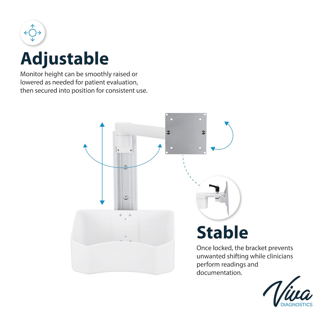 Wall Mount Bracket for Welch Allyn Spot Monitor