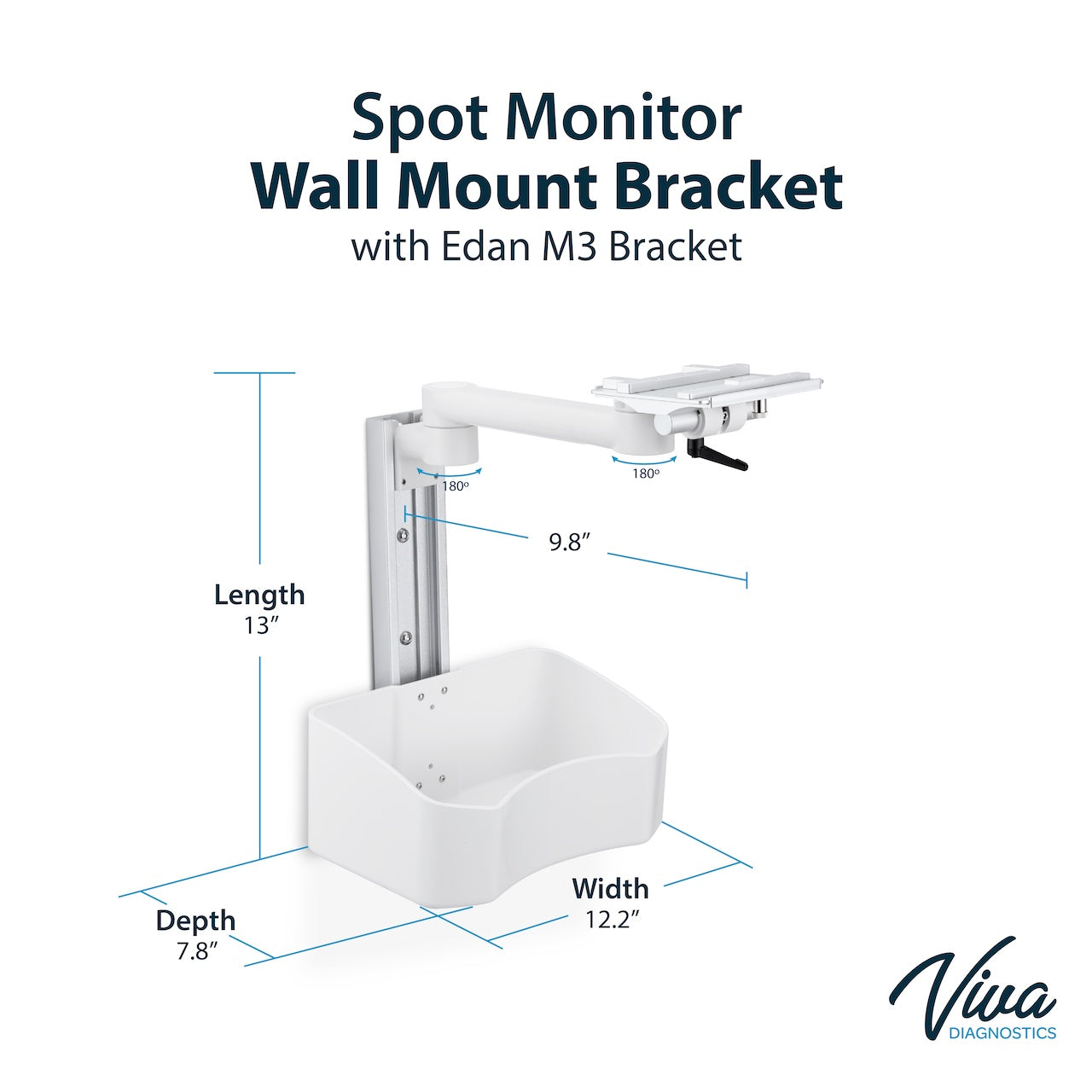 Wall Mount Bracket for Edan M3 Spot Monitor