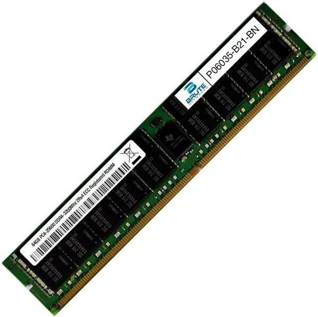 P06035-B21 - HP Compatible 64GB PC4-25600 DDR4-3200Mhz 2Rx4 ECC Registered RDIMM
