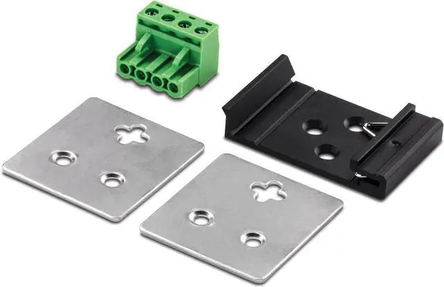 Alt view image 9 of 9 - TRENDnet Hardened Industrial 100/1000 Base-T To SFP Media Converter, DIN-Rail And Wall Mount Hardware Included, Multi Or Single Mode Fiber, Power Supply Sold Separately, Black, TI-F11SFP