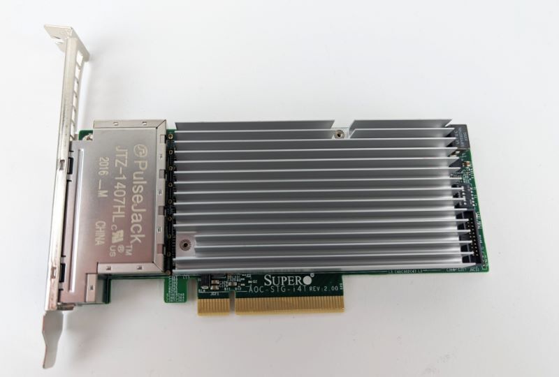 Supermicro AOC-STG-i4T 4 Ports 10GBase-T RJ45 Low Profile Network Controller