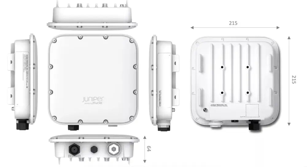 Juniper Mist AP64 Wi-Fi 6E Ruggedized Outdoor Access Point AP64-US - Refurbished