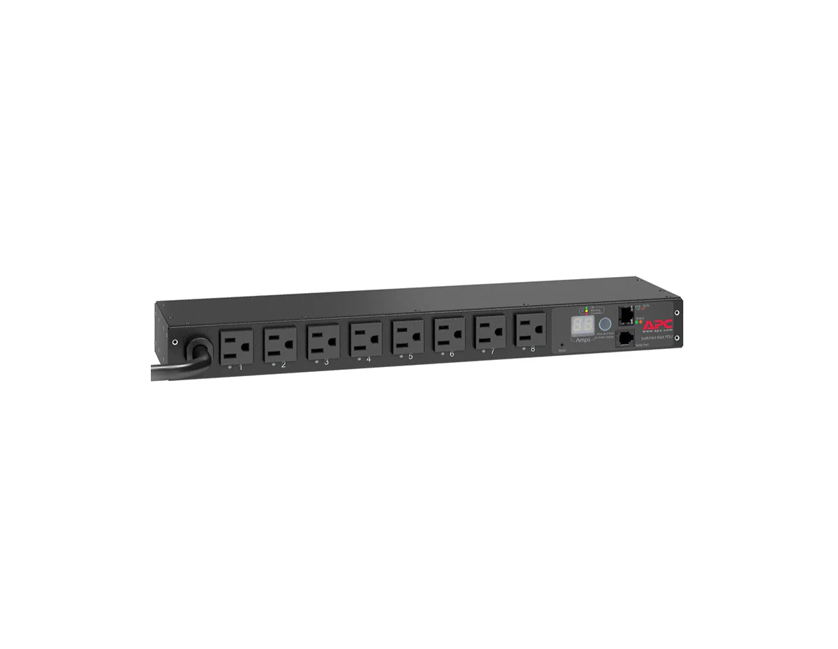 APC AP7900B - Switched Rack PDU 1U 1.4kW 120V 15A 8 Outlets