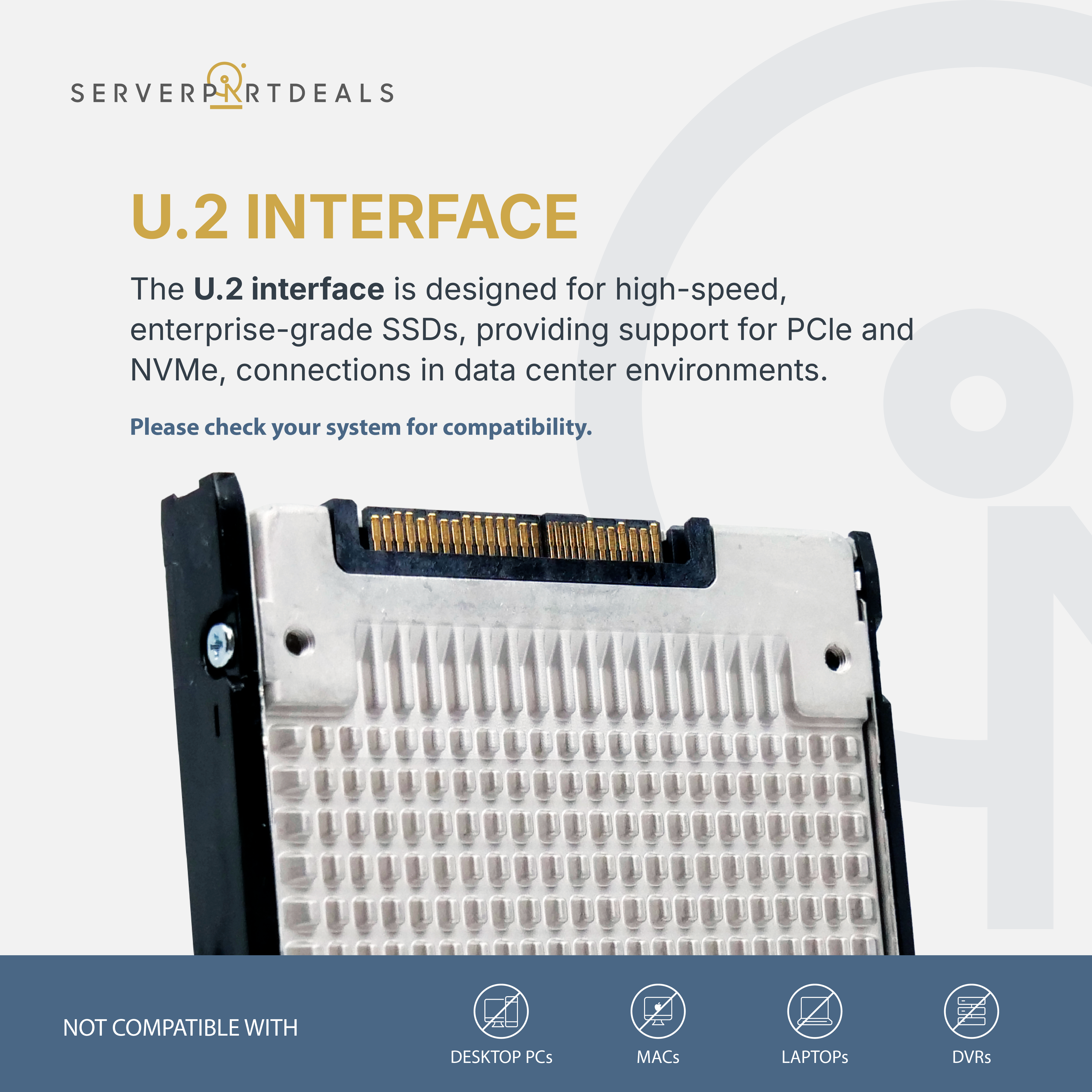 Micron 7300 PRO MTFDHBE7T6TDF 7.68TB 1 DWPD PCIe Gen 3.0 x4 4GB/s 3D TLC U.2 NVMe 2.5in Refurbished SSD