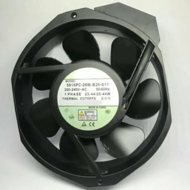 NMB-MAT 5915PC-20W-B20-S11 All-Metal AC Cooling Fan 200-240V, 44W, 6.77-inch