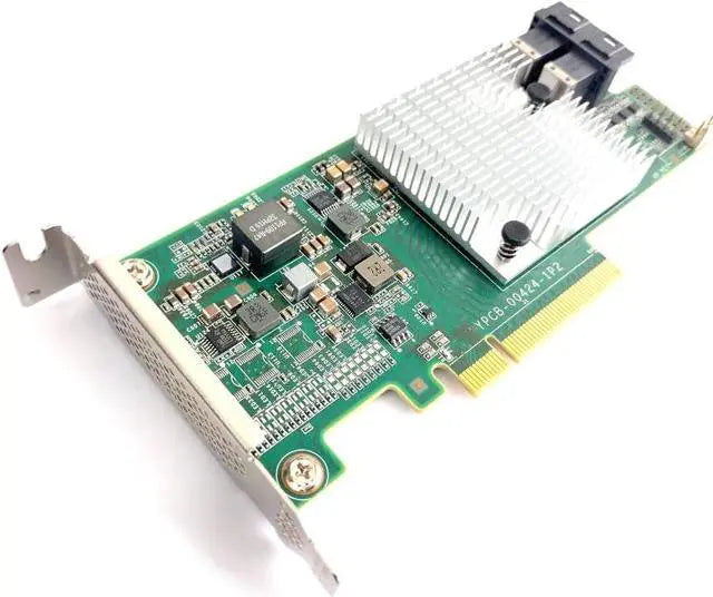 Alt view image 3 of 5 - SAS3008 9300-8I IT-Mode HBA JBOD PCI-E 3.0 SATA/SAS 8-Port SAS3 12Gb/s ZFS FreeNAS unRAID+2* SFF-8643 SATA Cable