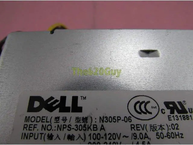 Alt view image 3 of 6 - Optiplex 740 MT 305W ATX12V Desktop Power Supply N305P-06 NPS-305KB A C248C