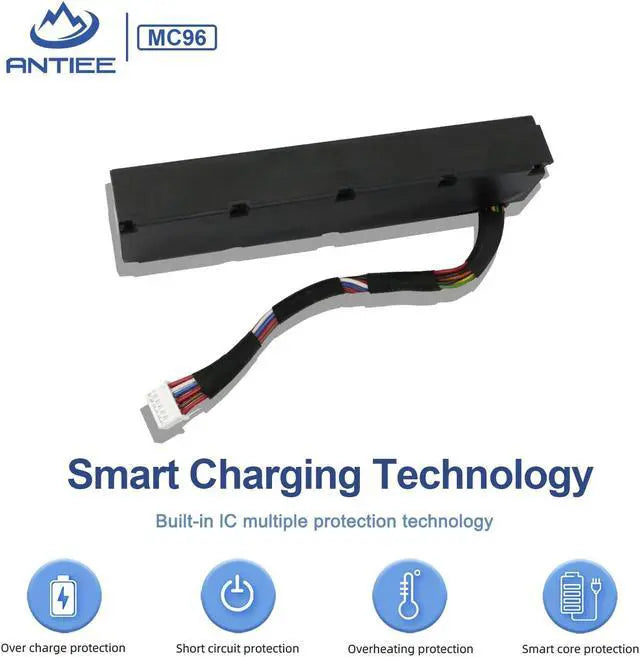 Alt view image 5 of 5 - MC96 MC96G9 Laptop Battery Replacement for HP Smart Array P840AR P440AR P840 P440 Raid Controller Smart Storage 750450-001 786761-001 727260-002 871264-001 815983-001 876850-001 HSTNN-IS6A 8Wh 1100mAh