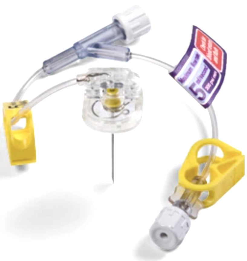 PowerLoc Max Safety Infusion Set w/ Y-Site, 22G x 1 1/2", 25/pk