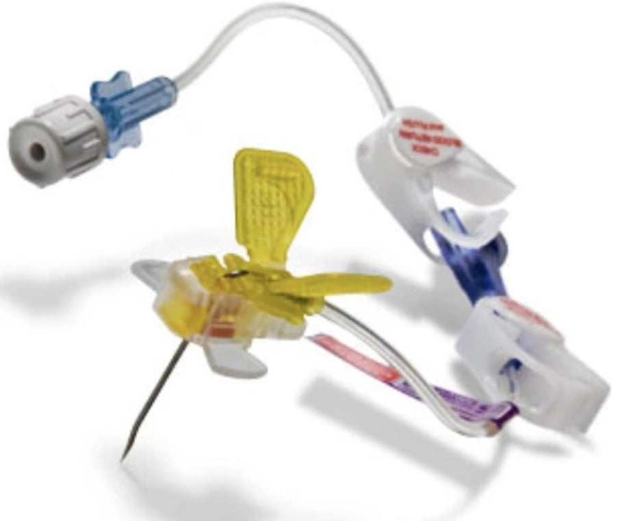 PowerLoc Safety Infusion Set w/ Y-Site, 22G x 3/4", 20/pk