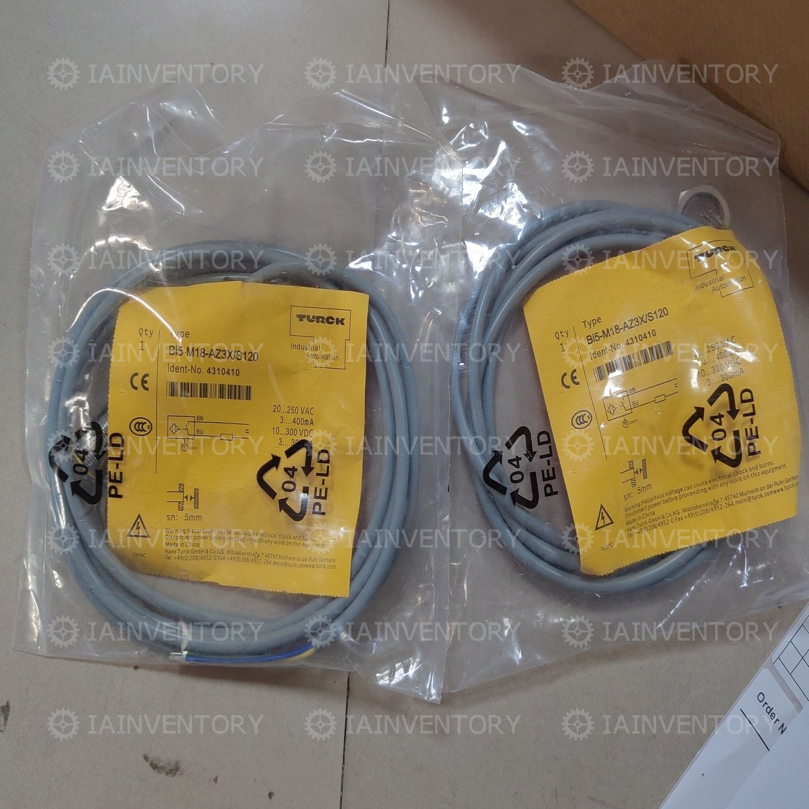 for TURCK Proximity switch BI5-M18-AZ3X/S120 Inductive sensor