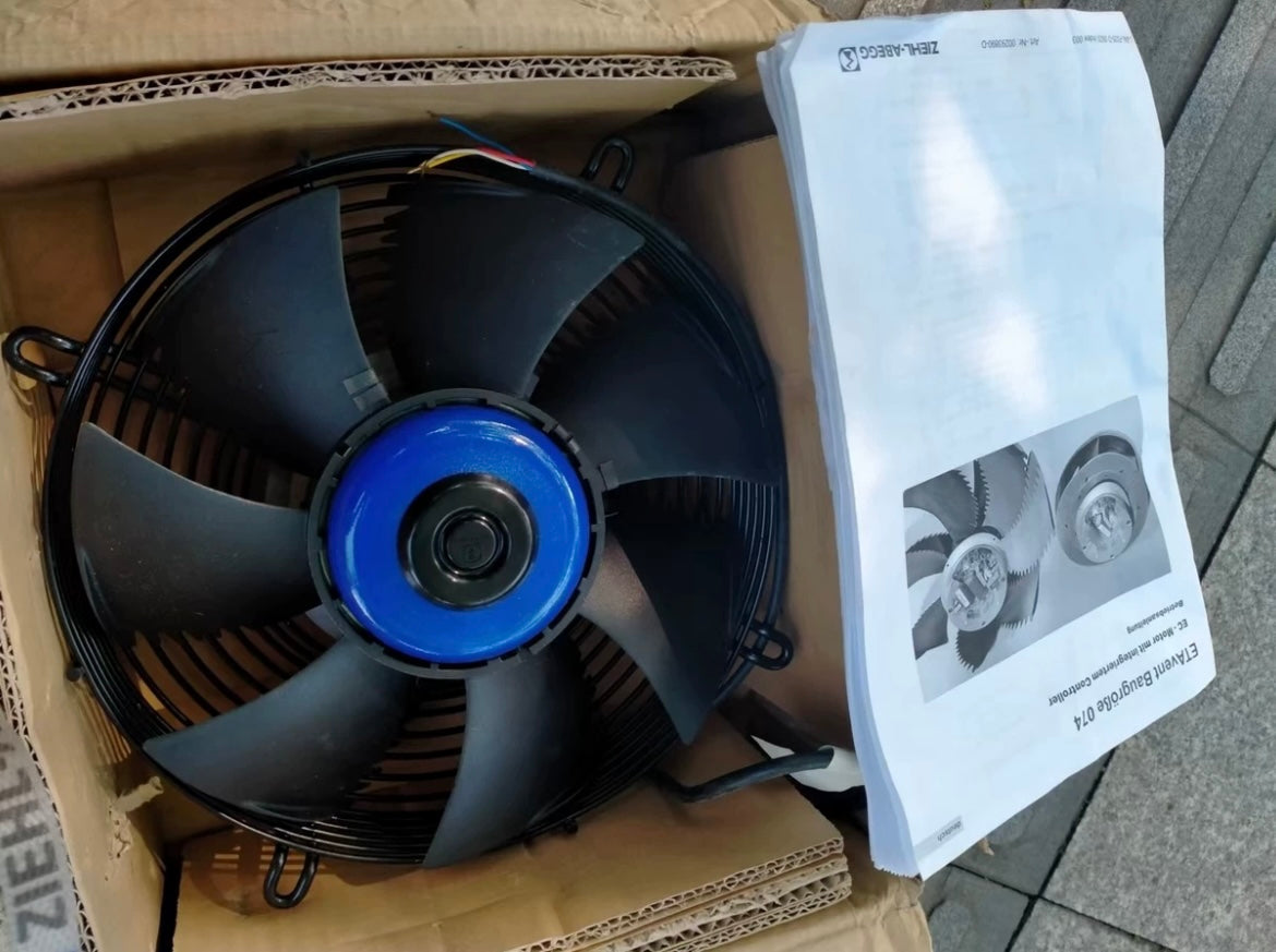 FN025-6IK.0E.V7 ZIEHL-ABEGG Axial Fan 0.23kW 200/277V 1.65/1.2A 3000rpm MK074-6IK.09.L